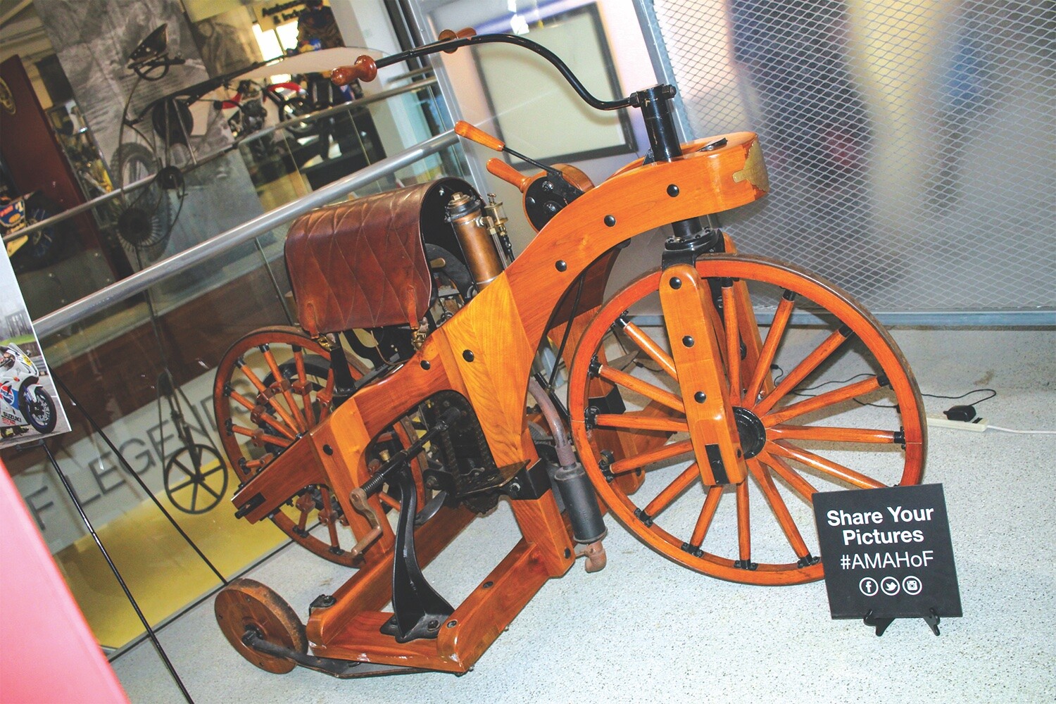 Bikes handled different way, way back in the day. . . .