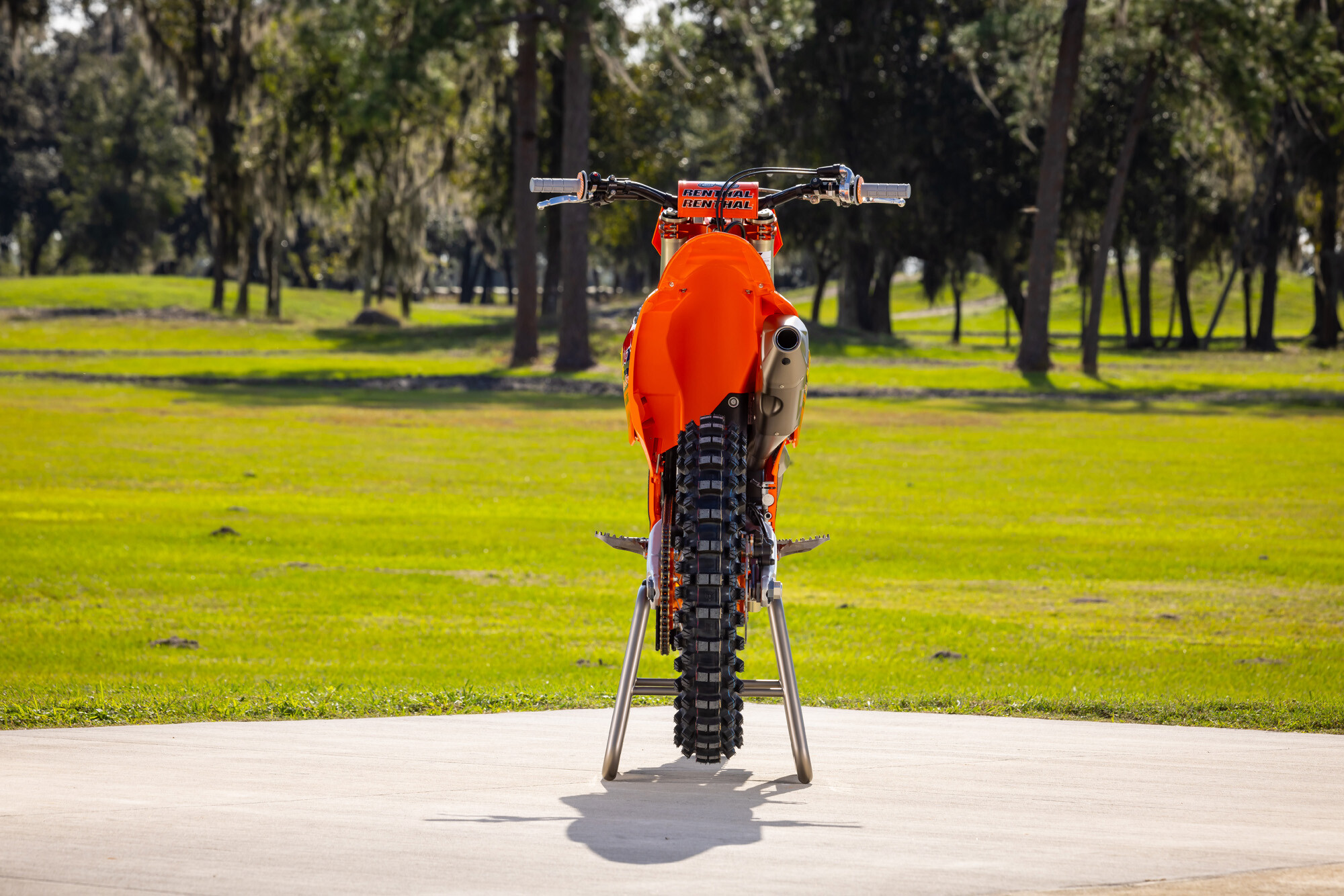 #2 Cooper Webb's 2023 KTM 450 SX-F race machine.