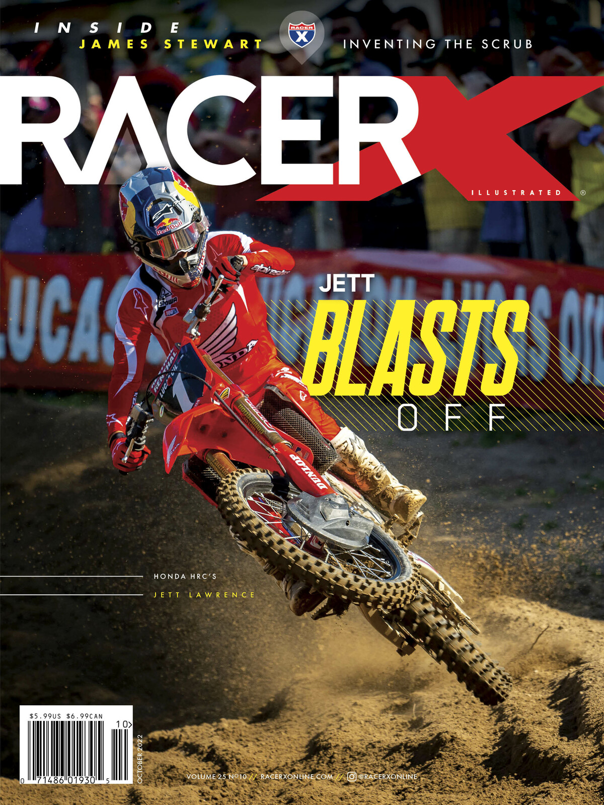 Emery's shot of Jettson on the cover of Racer X Illustrated.