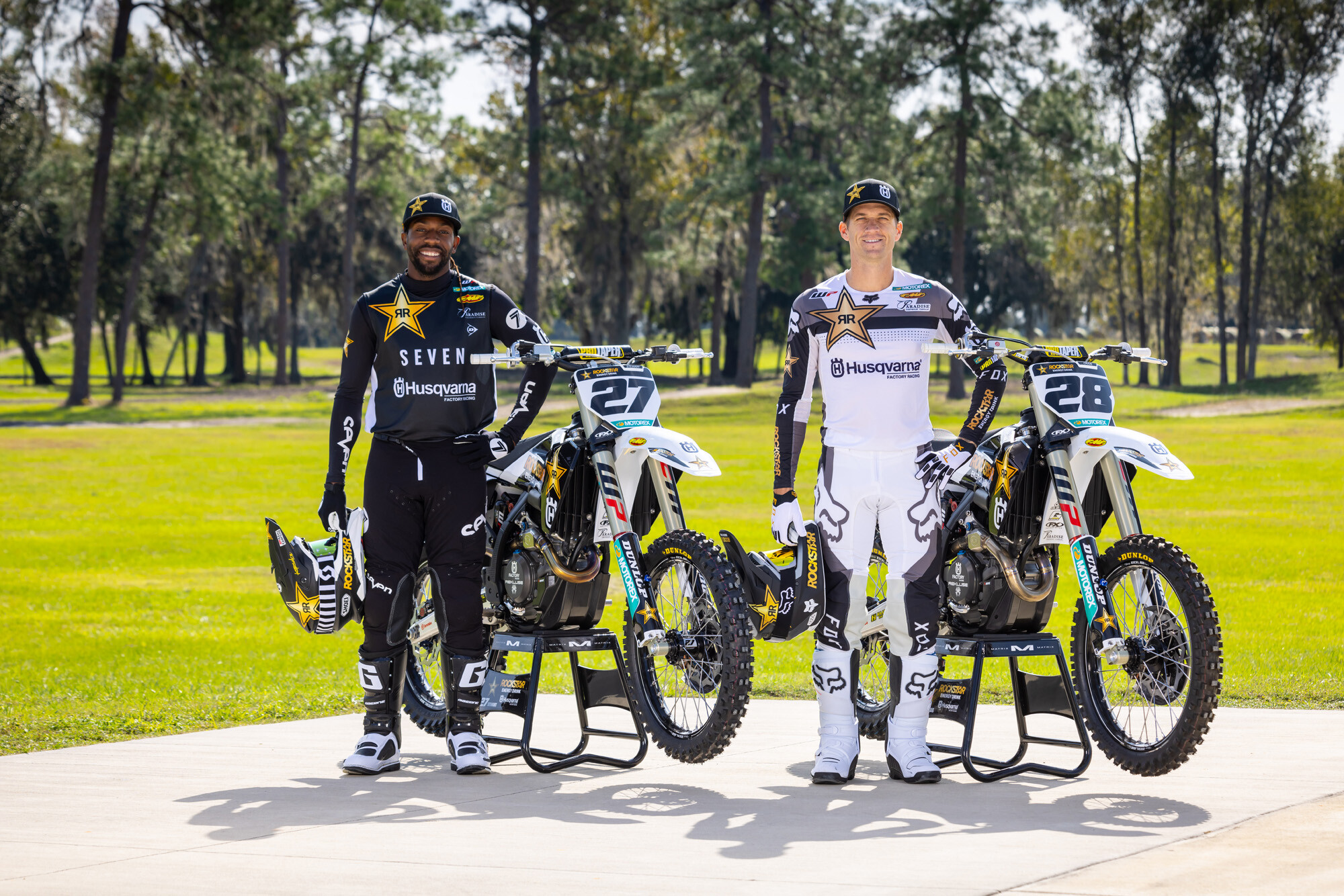 #27 Malcolm Stewart and #28 Christian Craig