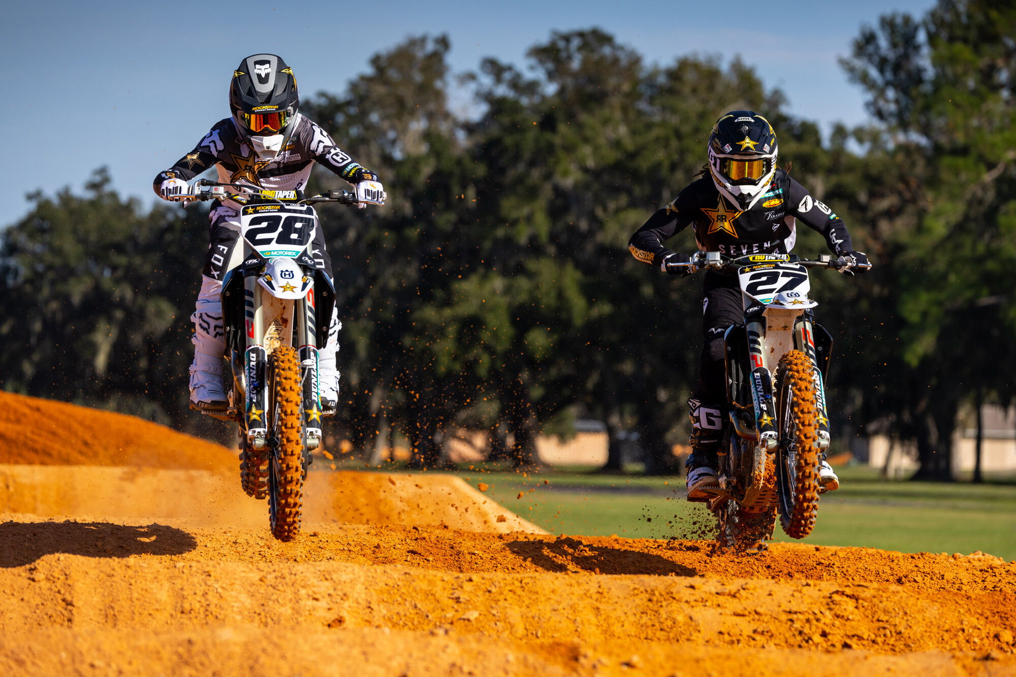 #28 Christian Craig and #27 Malcolm Stewart