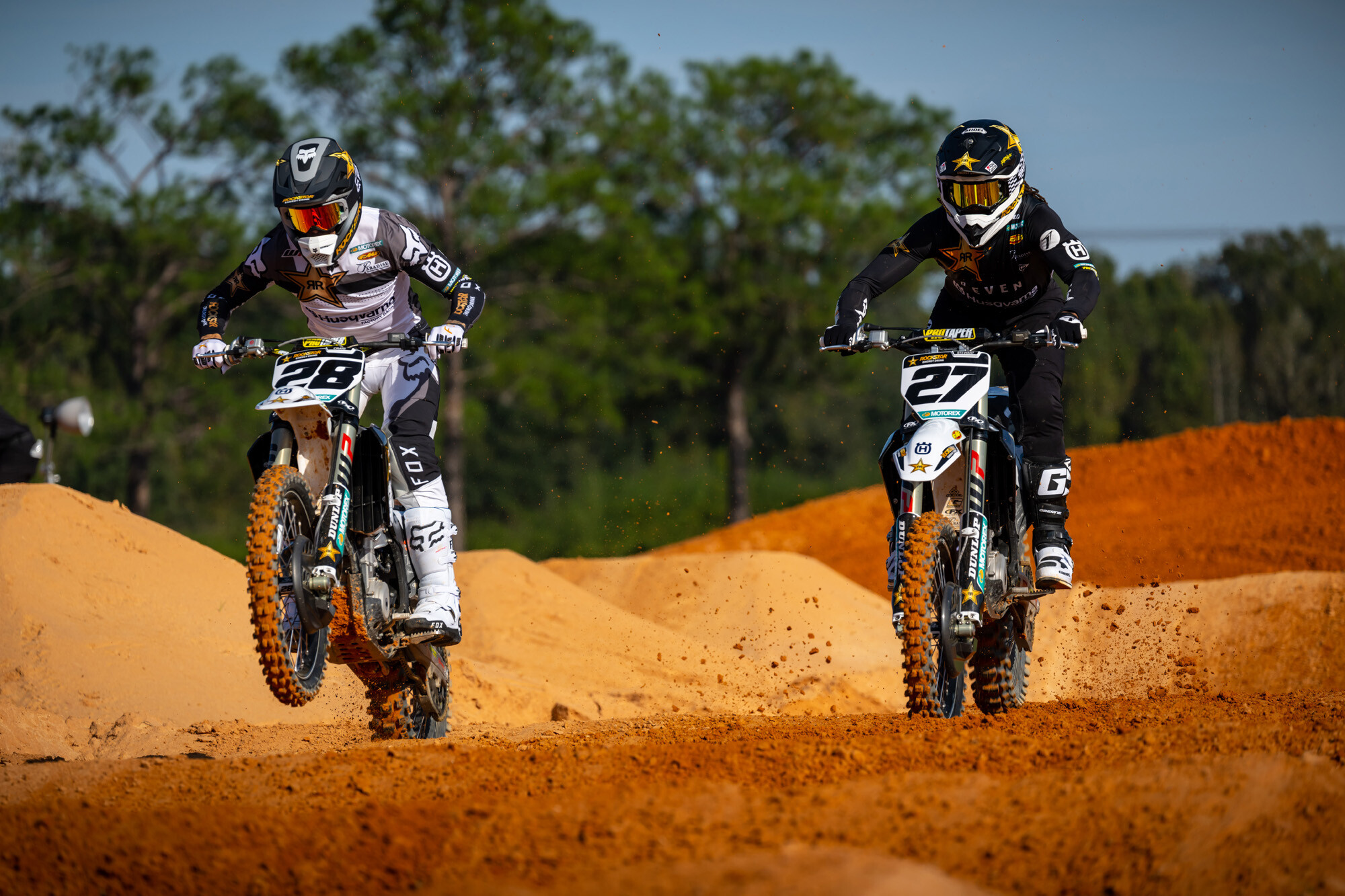 #28 Christian Craig and #27 Malcolm Stewart