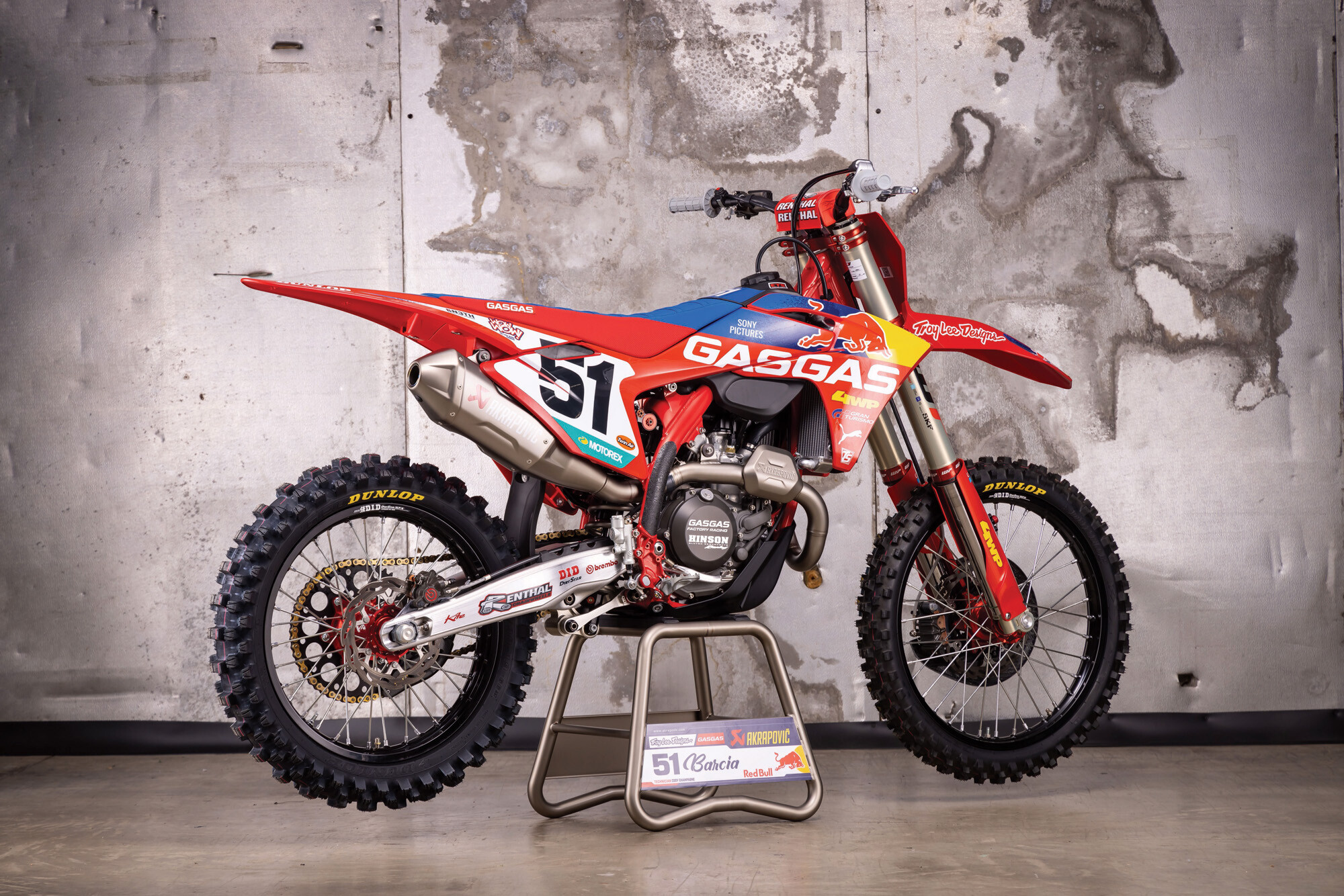 #51 Justin Barcia's GasGas MC 450F
