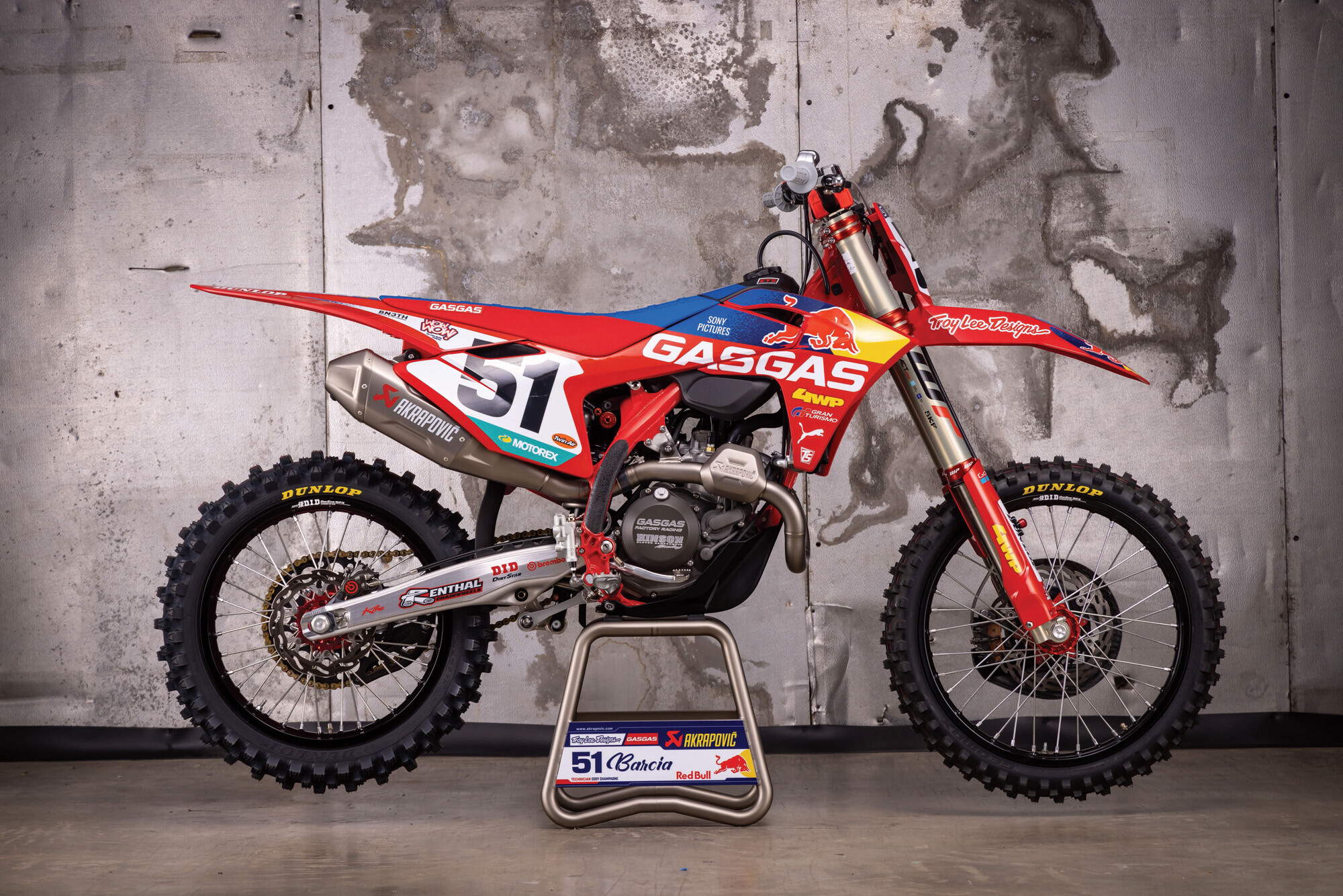 #51 Justin Barcia's GasGas MC 450F
