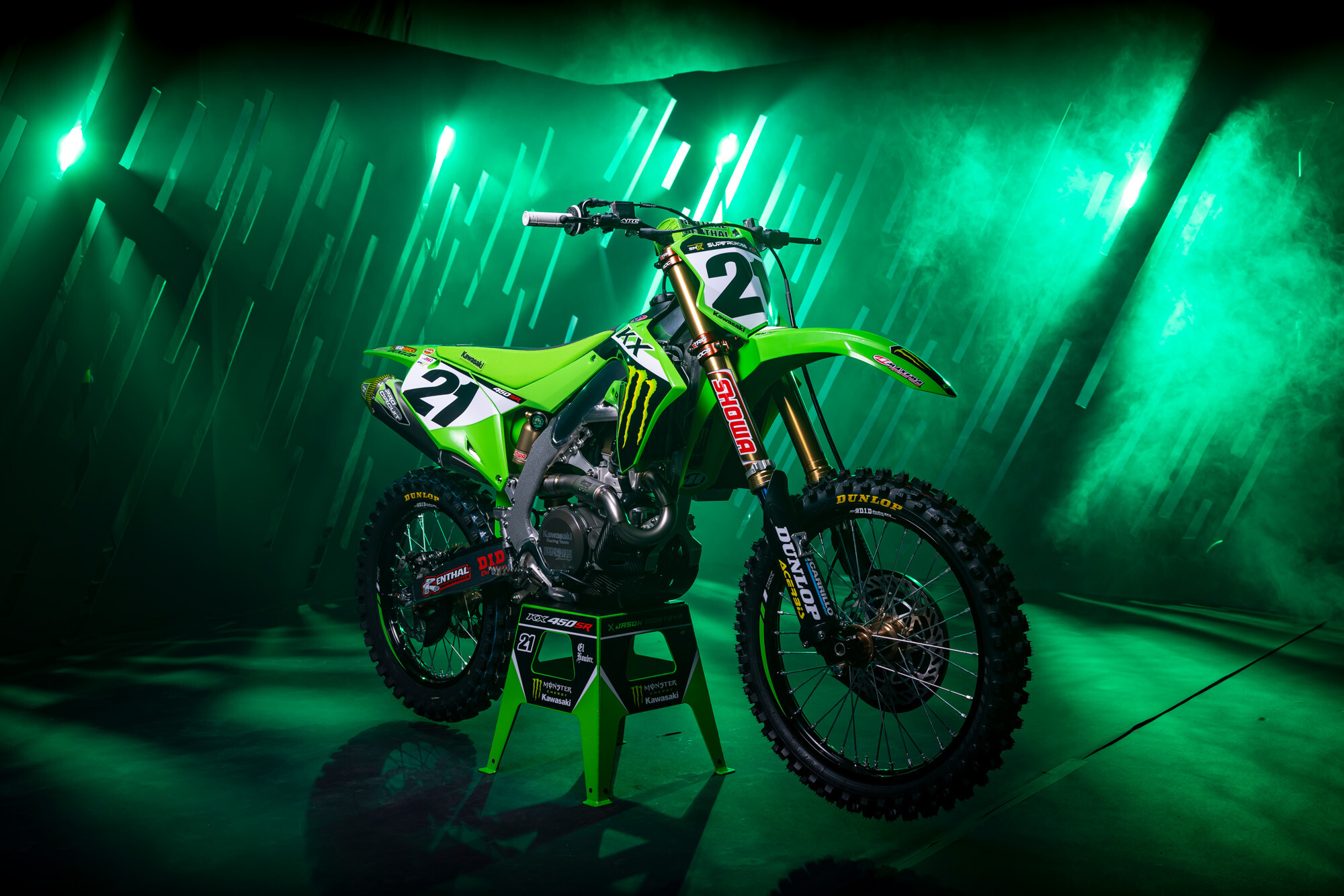 #21 Jason Anderson's Kawasaki KX450