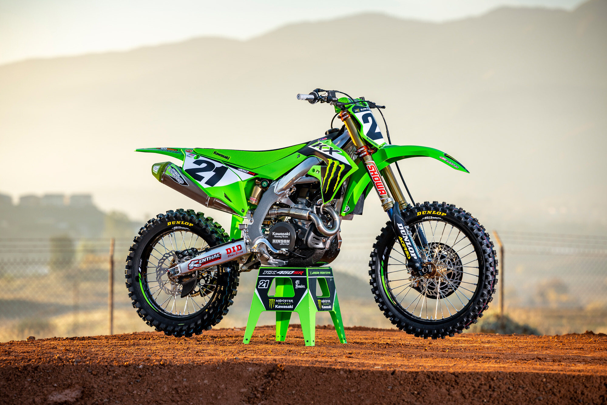 #21 Jason Anderson's Kawasaki KX450
