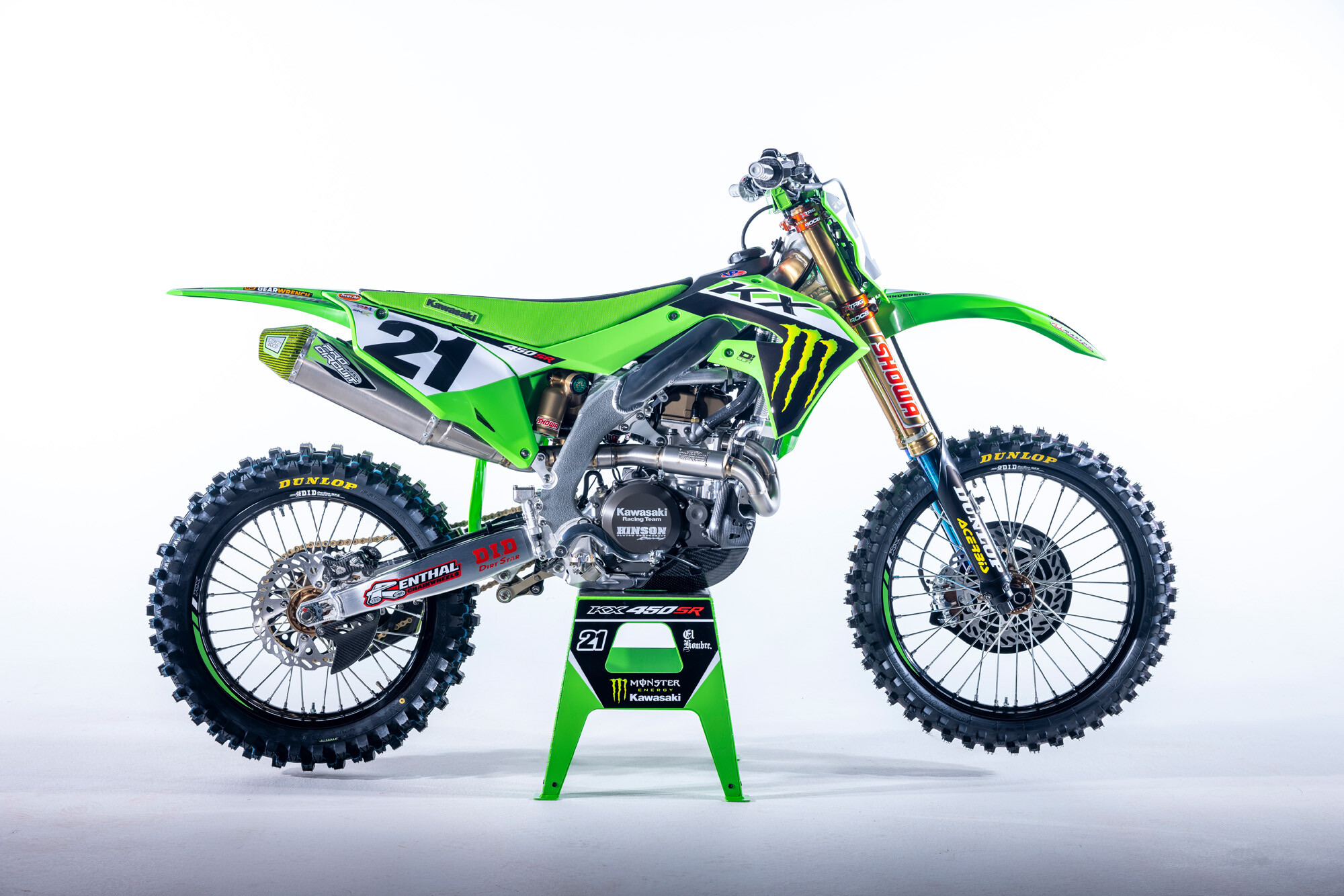 #21 Jason Anderson's Kawasaki KX450