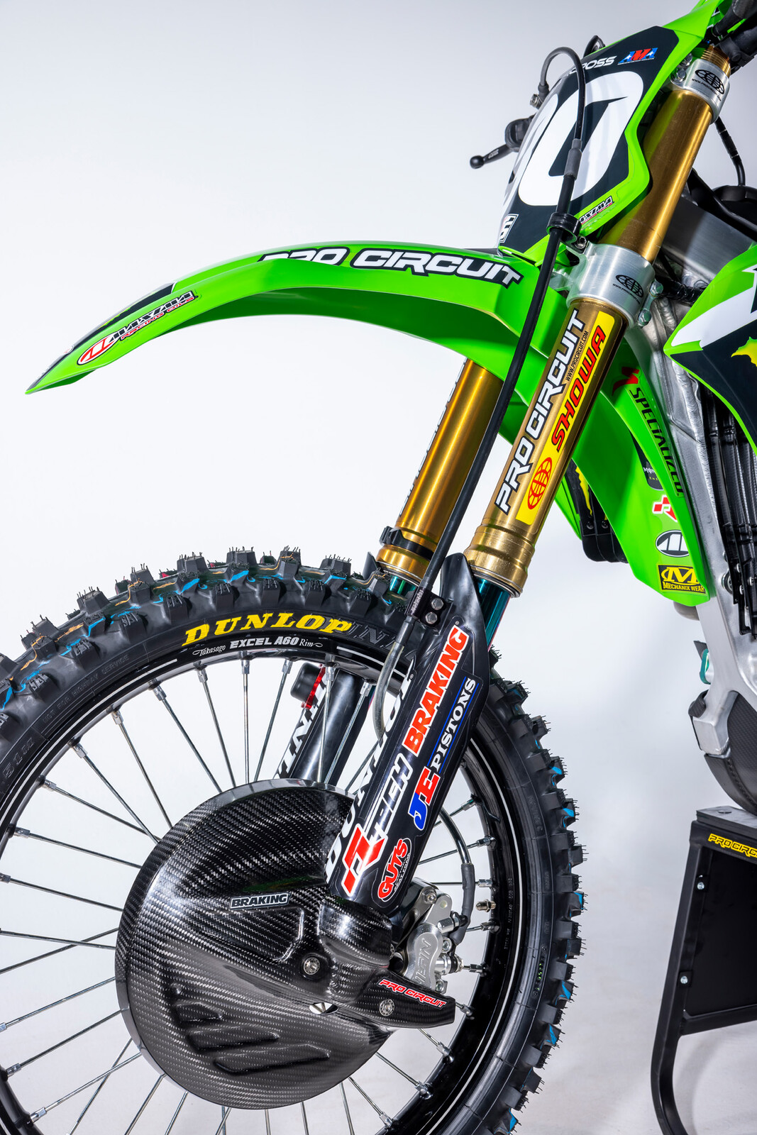 #30 Jo Shimoda's Kawasaki KX250