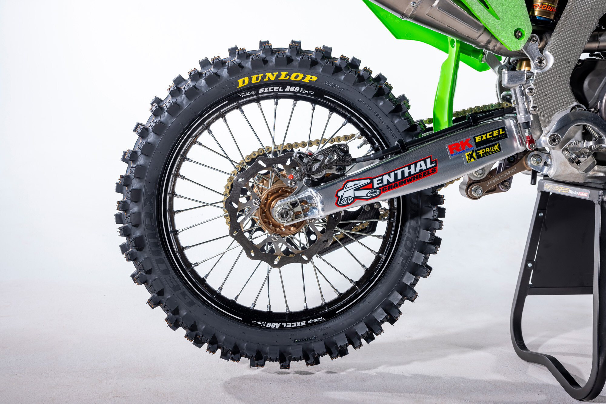#30 Jo Shimoda's Kawasaki KX250