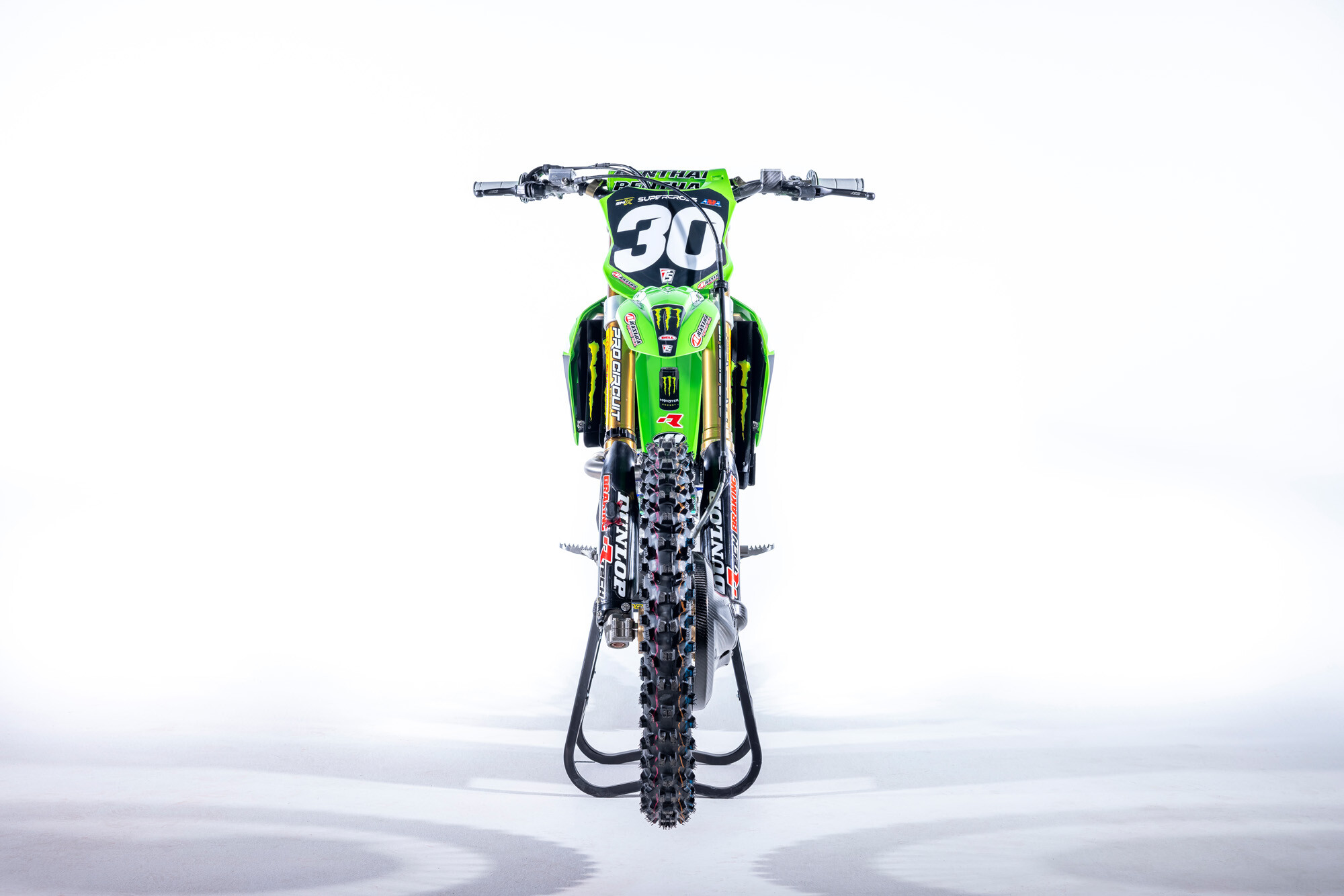 #30 Jo Shimoda's Kawasaki KX250