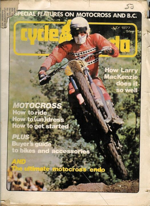 Signed KTM Motocross Poster 1977 Gennadij Moiseev 250cc World Champion  Motocross