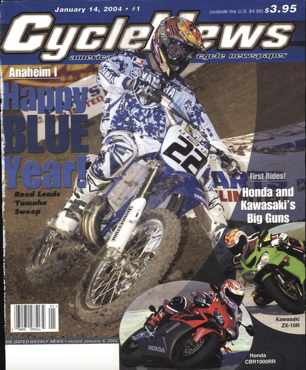 Reed after a dominant Anaheim for Yamaha.