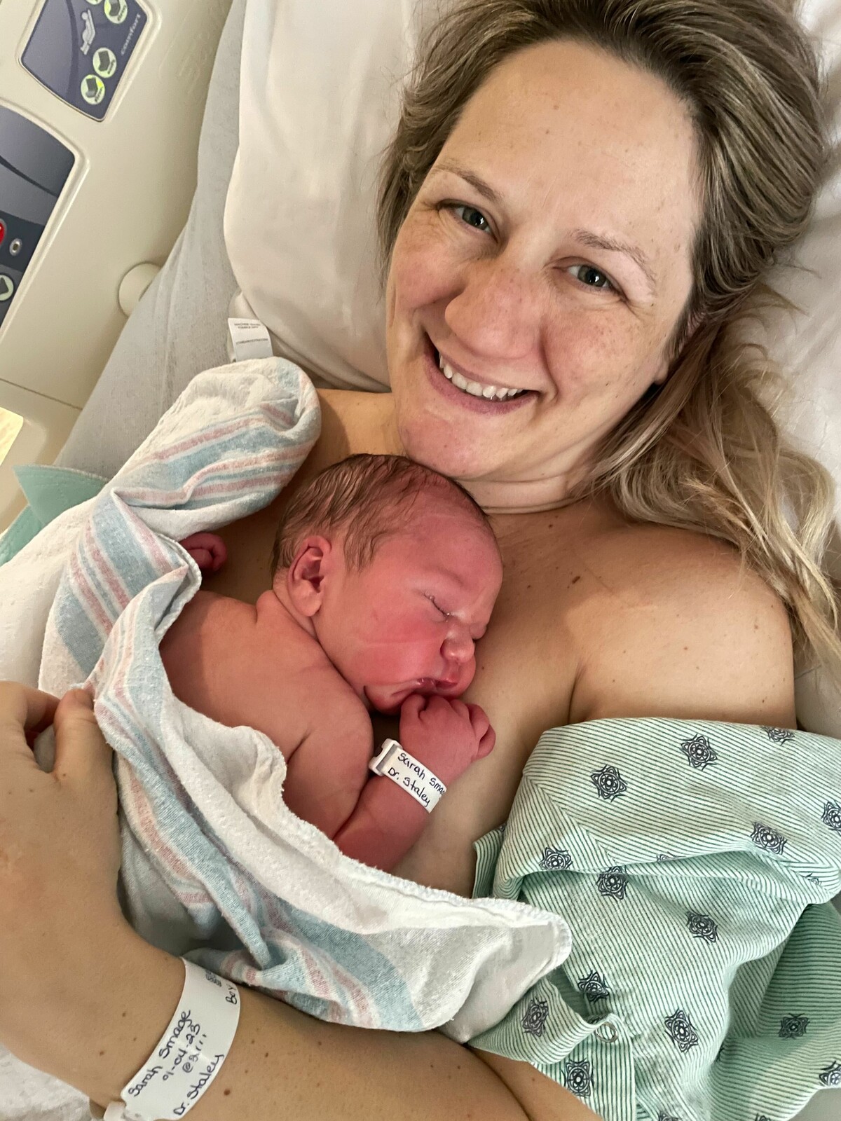 Sarah Whitmore is a new mom!