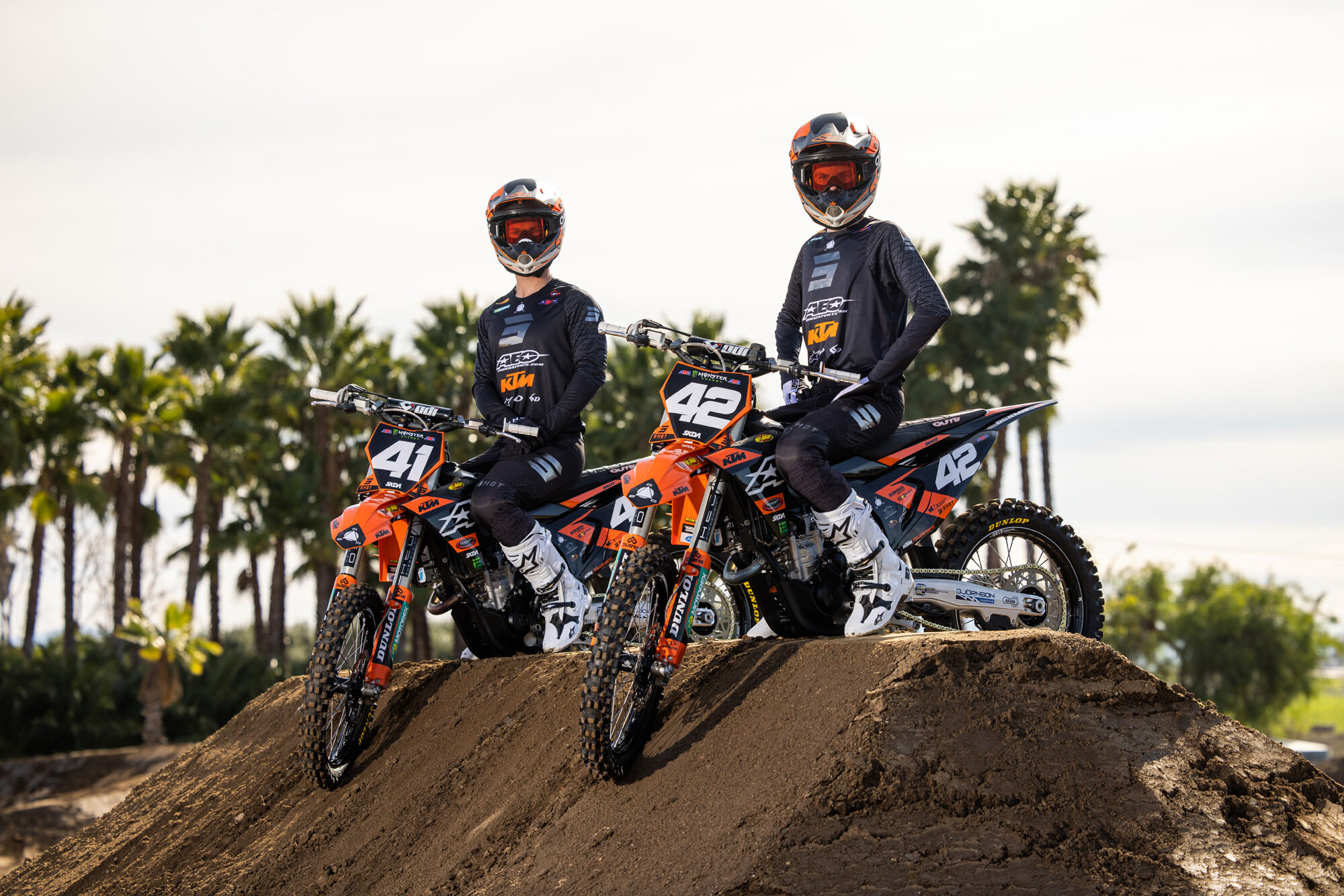 #41 Derek Kelley and #42 Joshua Varize