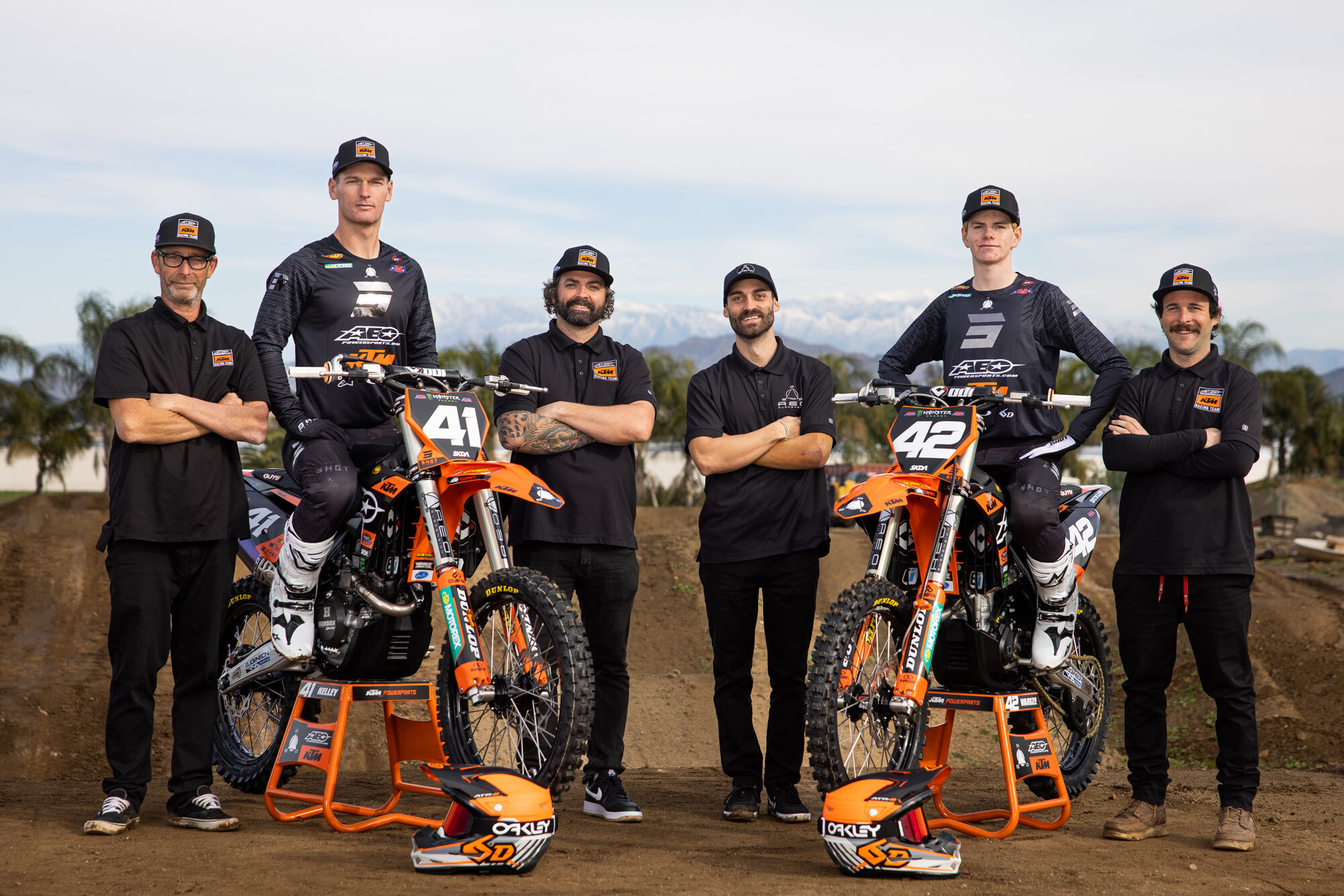 The 2023 AEO Powersports KTM Racing Team.