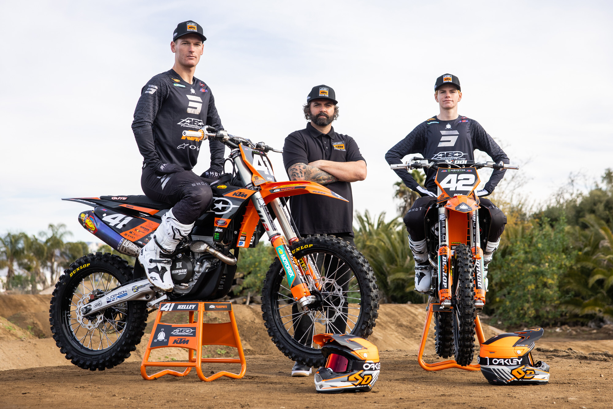 The 2023 AEO Powersports KTM Racing Team.
