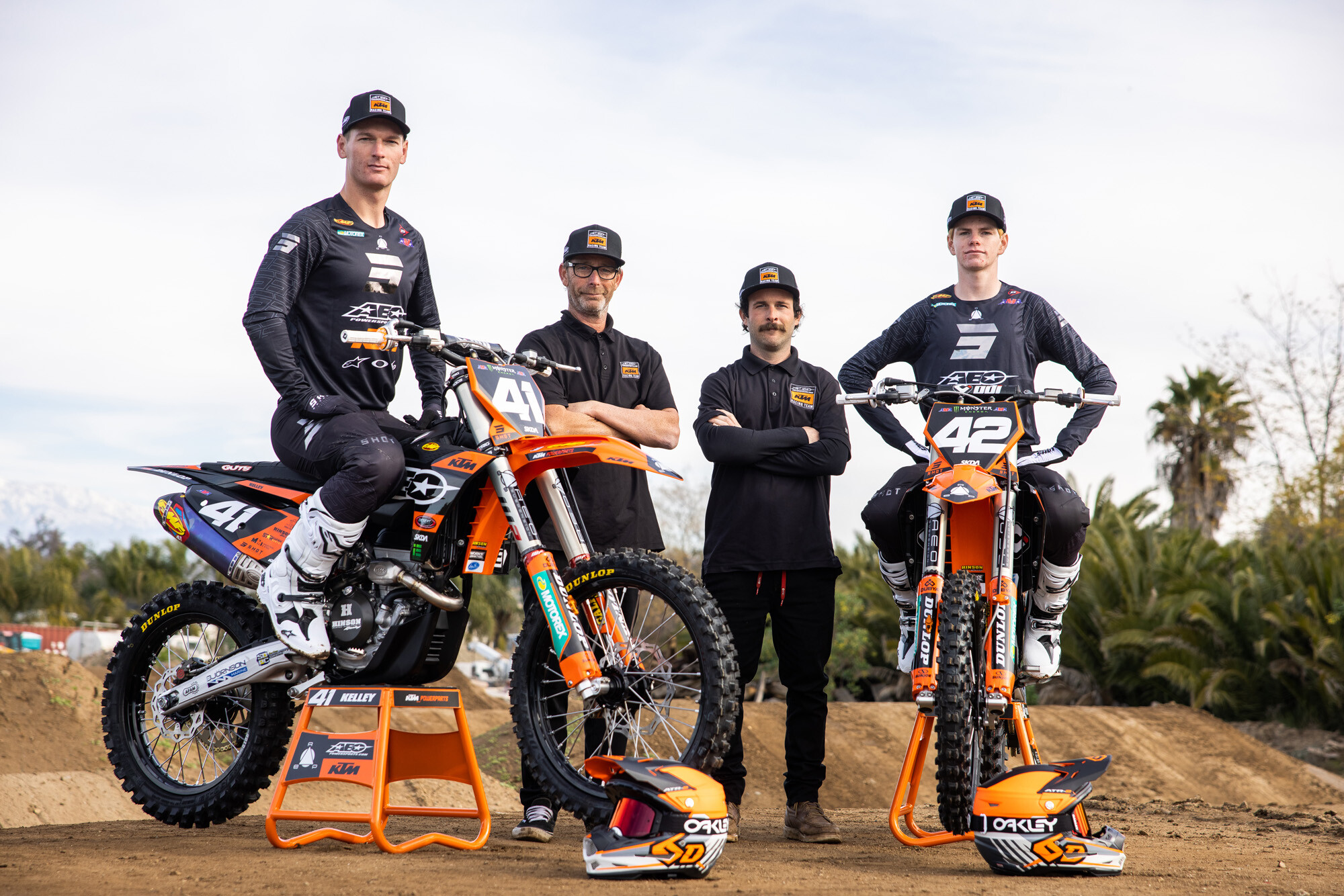 The 2023 AEO Powersports KTM Racing Team.