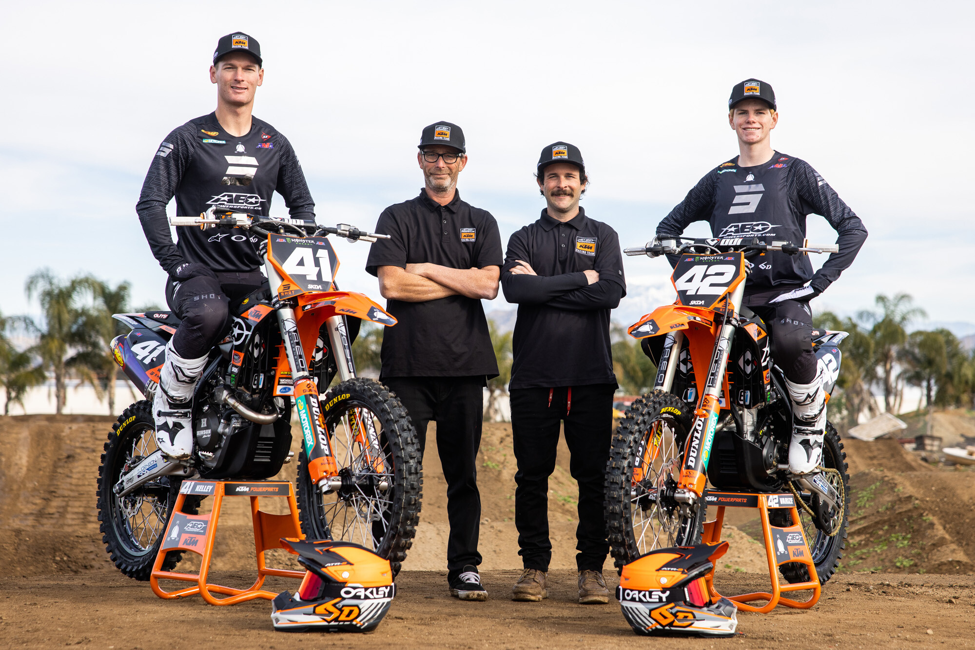 The 2023 AEO Powersports KTM Racing Team.
