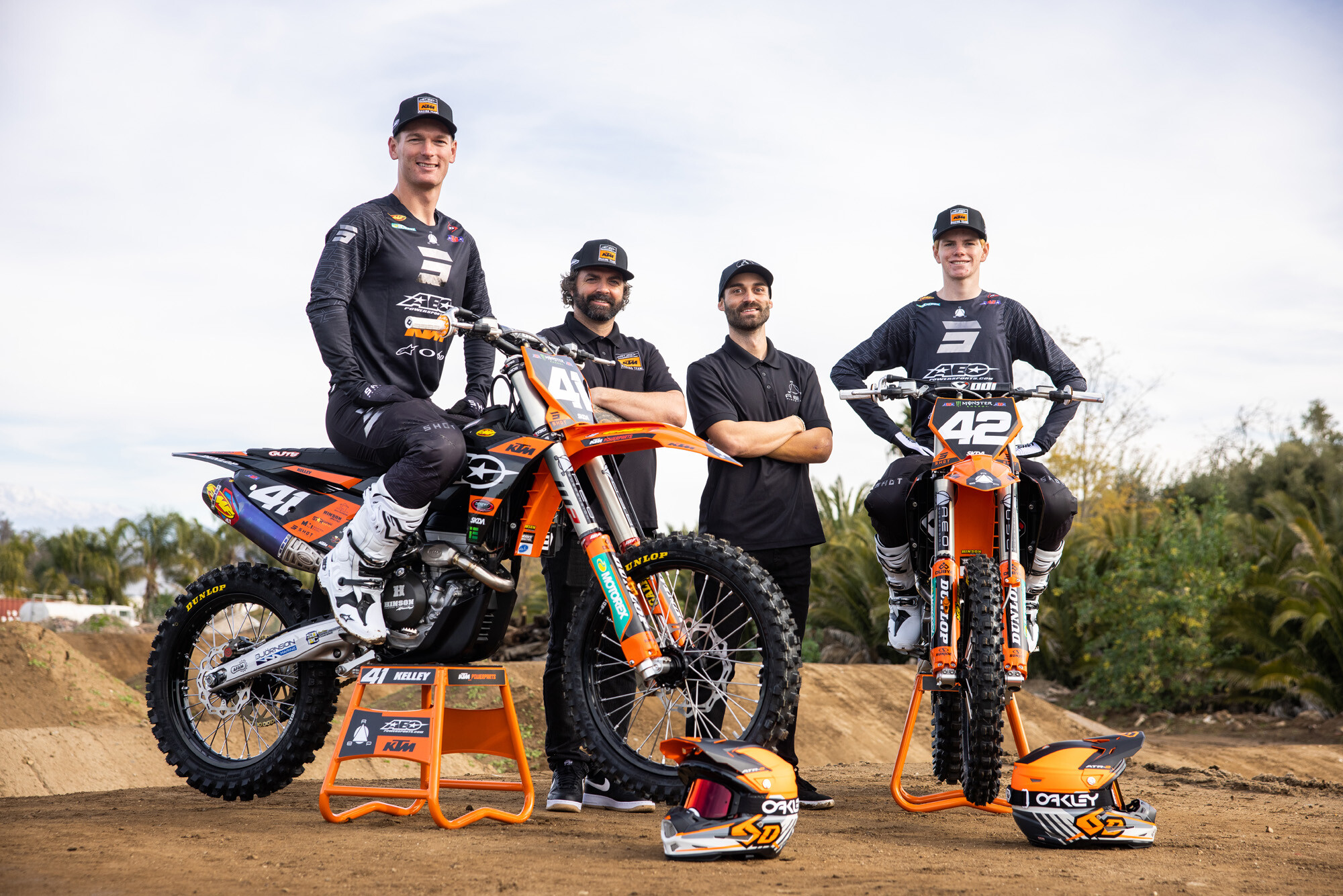 The 2023 AEO Powersports KTM Racing Team.