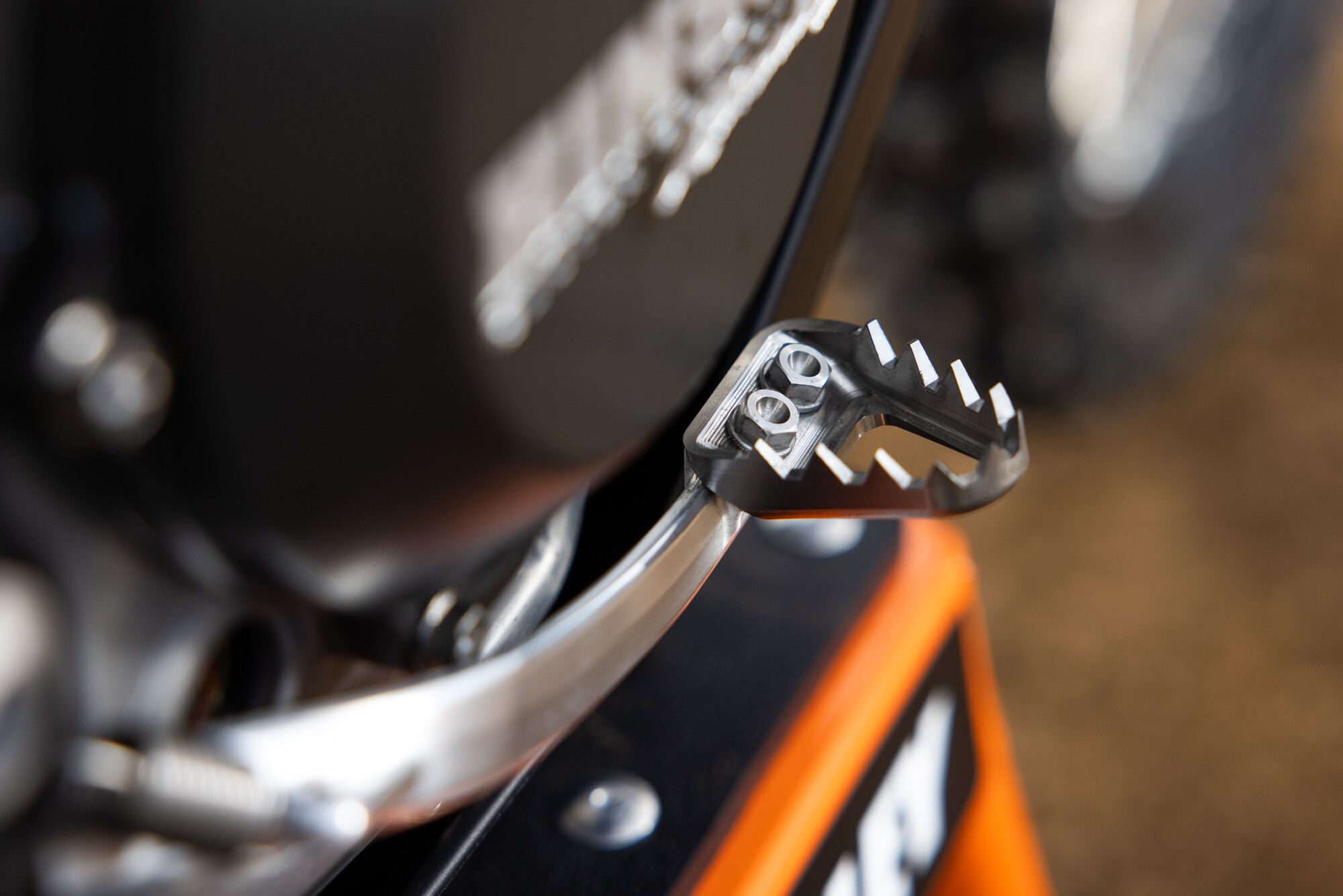 #41 Derek Kelley’s 2023 KTM 250 SX-F race bike.