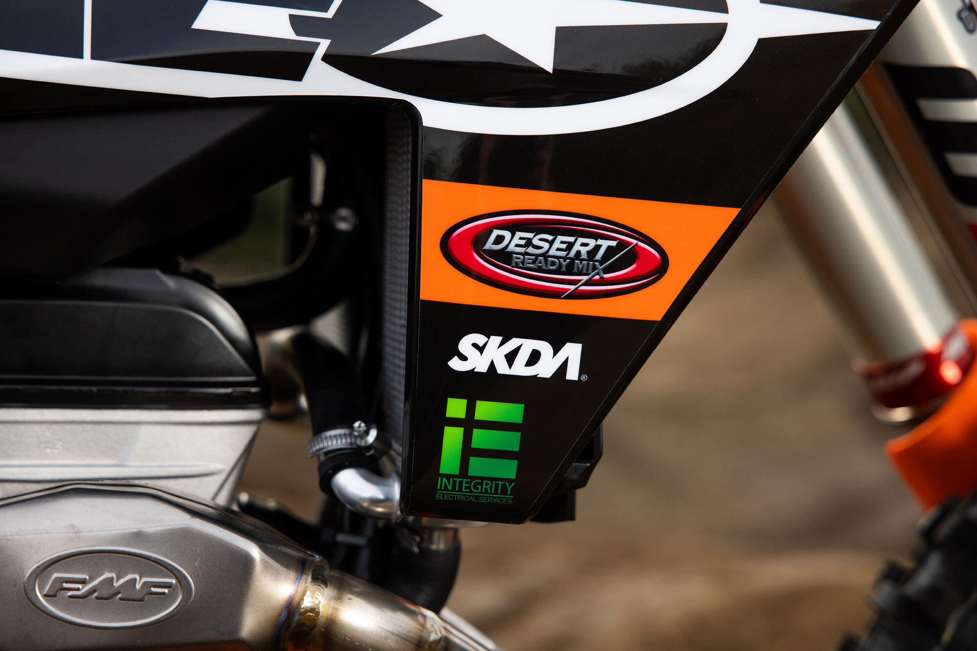 #41 Derek Kelley’s 2023 KTM 250 SX-F race bike.