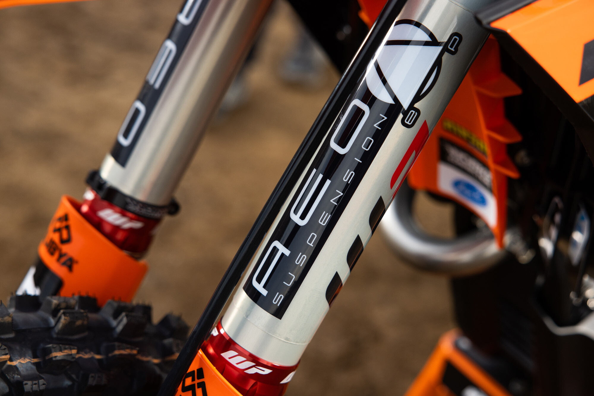 #41 Derek Kelley’s 2023 KTM 250 SX-F race bike.