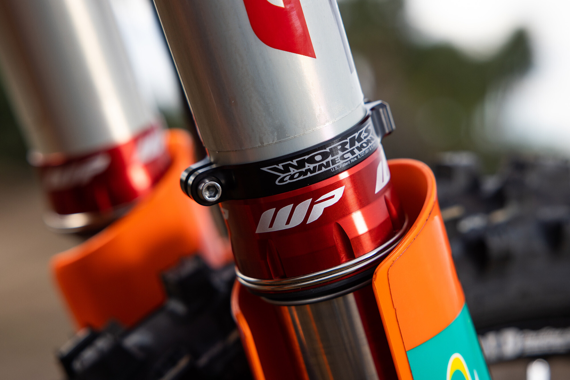 #41 Derek Kelley’s 2023 KTM 250 SX-F race bike.