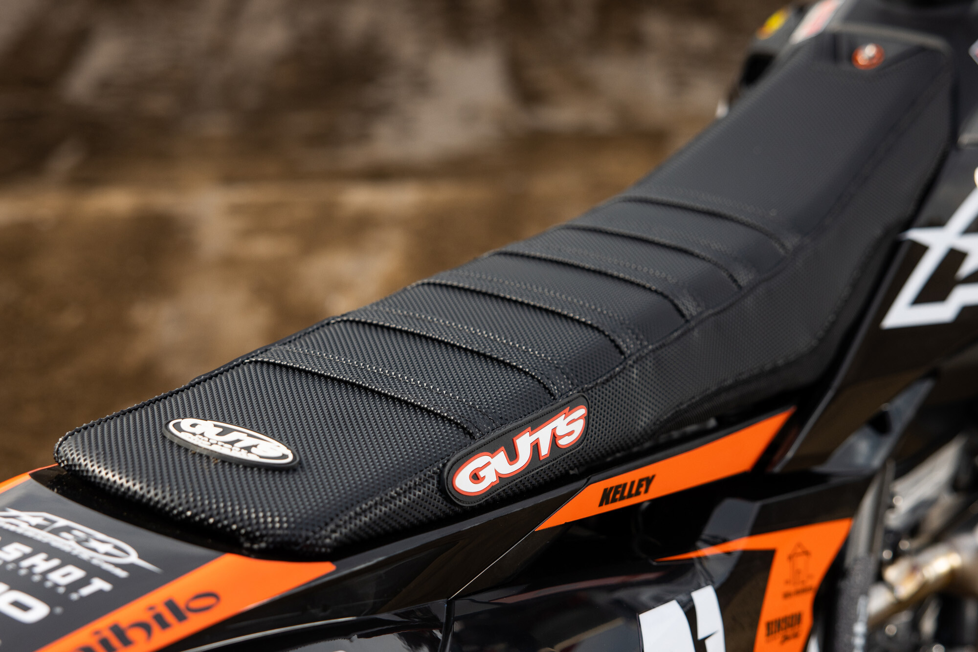 #41 Derek Kelley’s 2023 KTM 250 SX-F race bike.