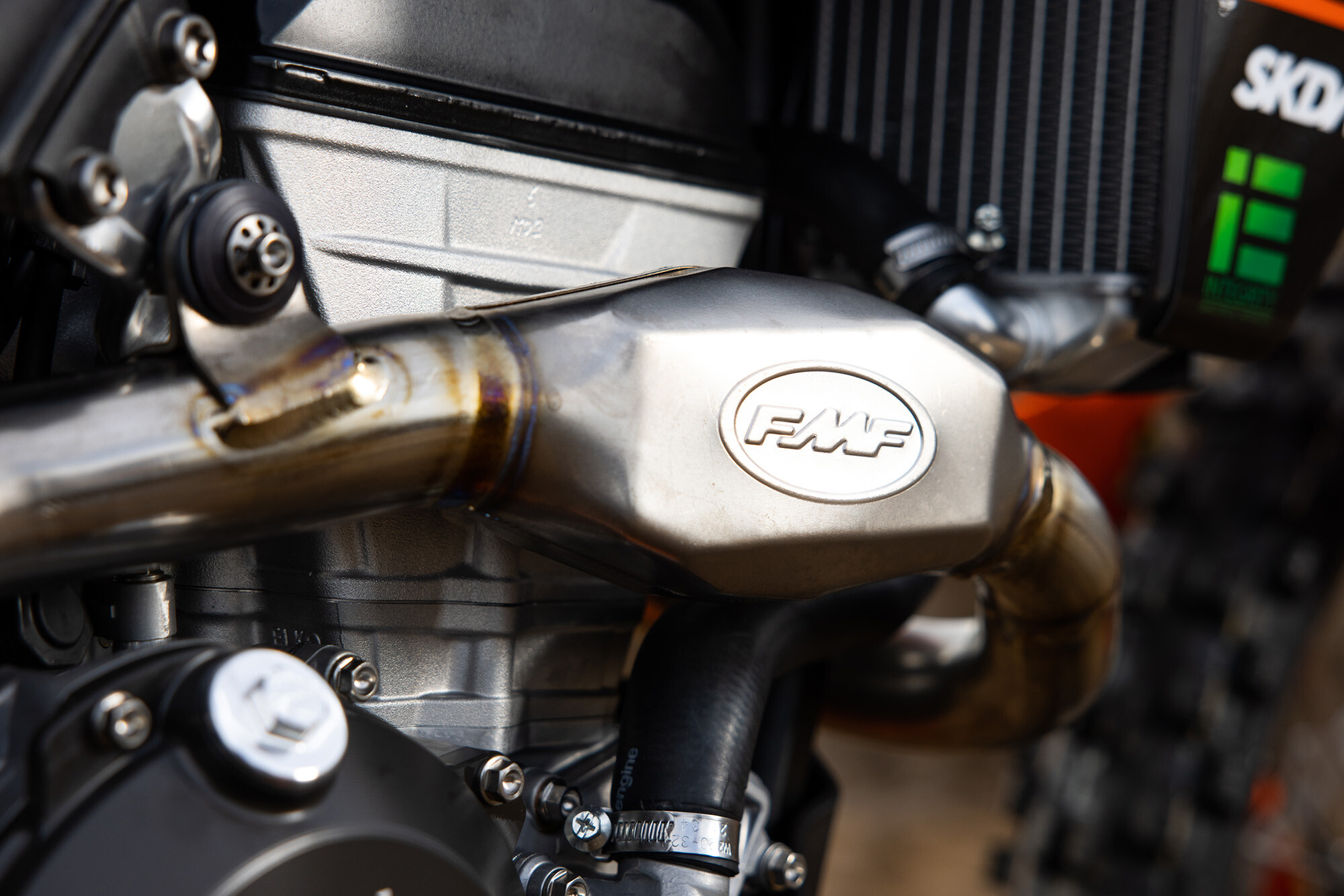 #41 Derek Kelley’s 2023 KTM 250 SX-F race bike.