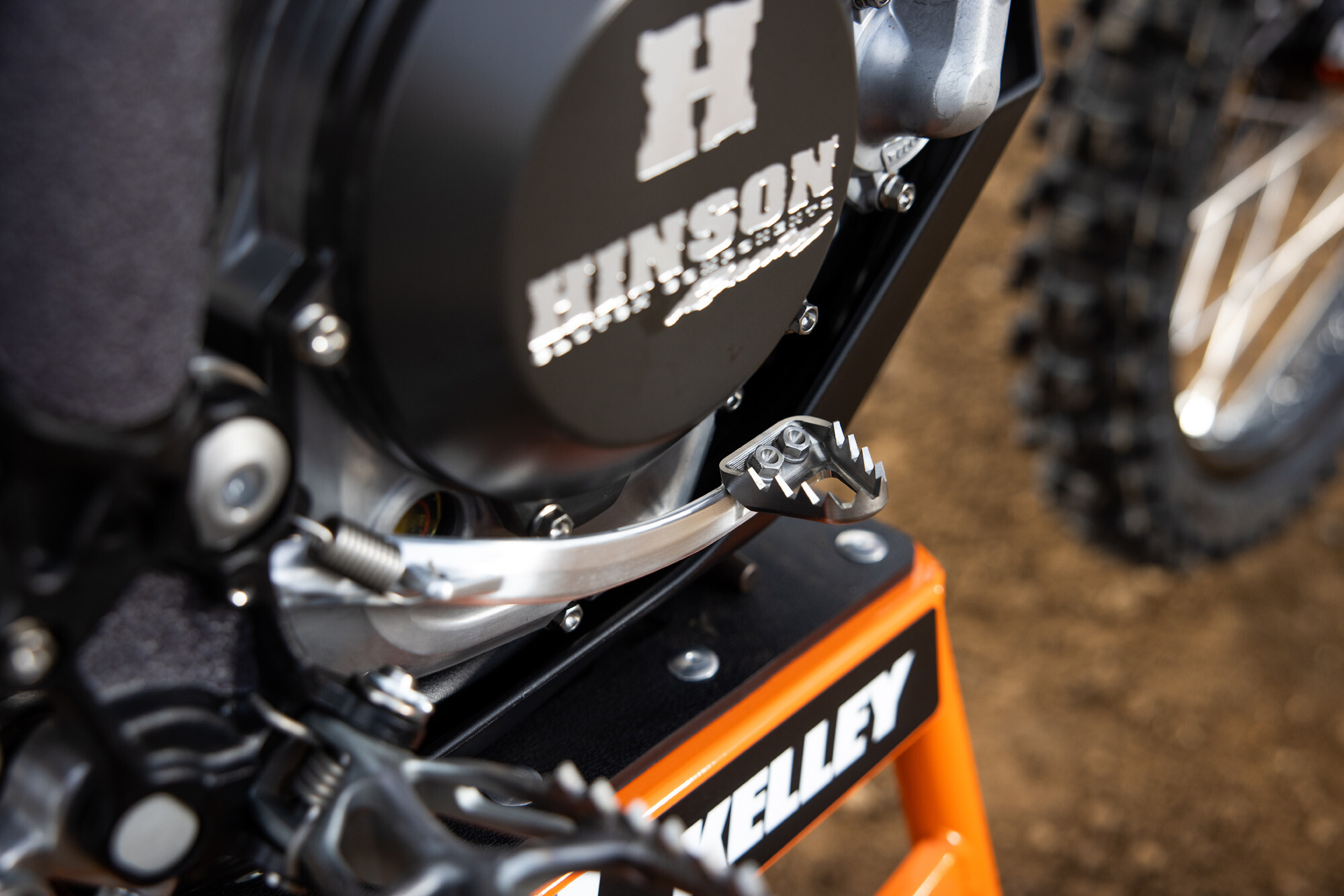 #41 Derek Kelley’s 2023 KTM 250 SX-F race bike.