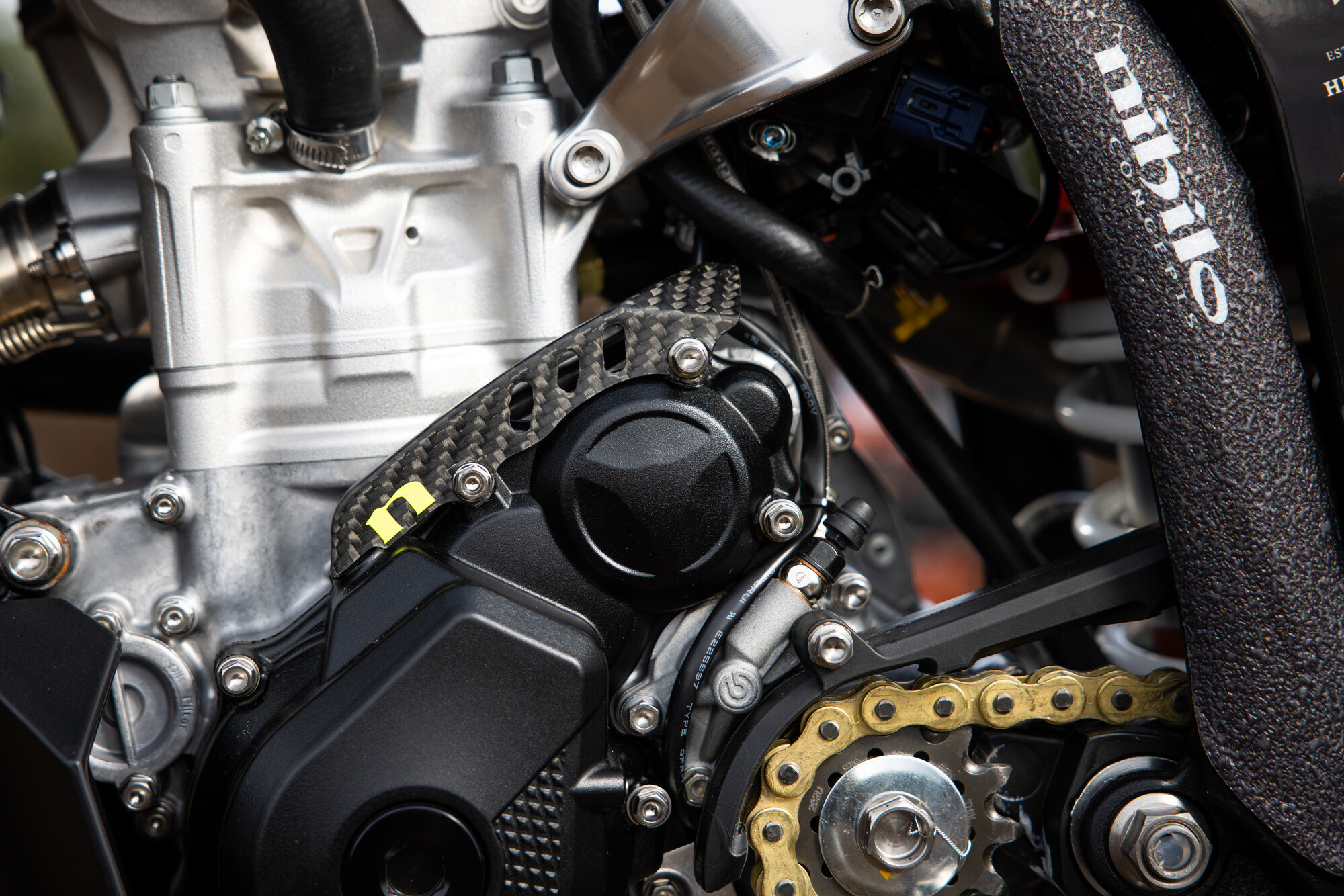 #41 Derek Kelley’s 2023 KTM 250 SX-F race bike.