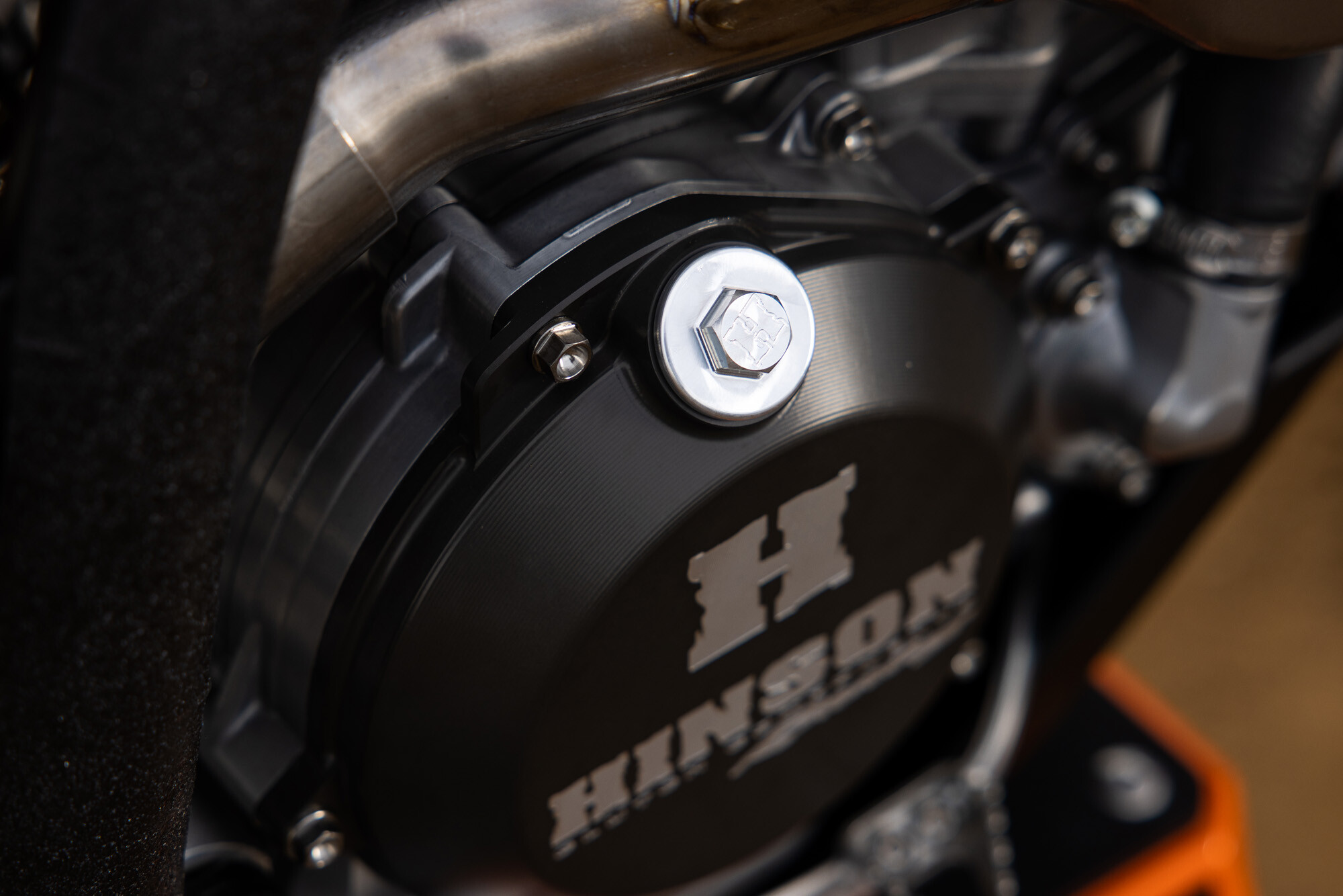 #42 Joshua Varize’s 2023 KTM 250 SX-F race bike.