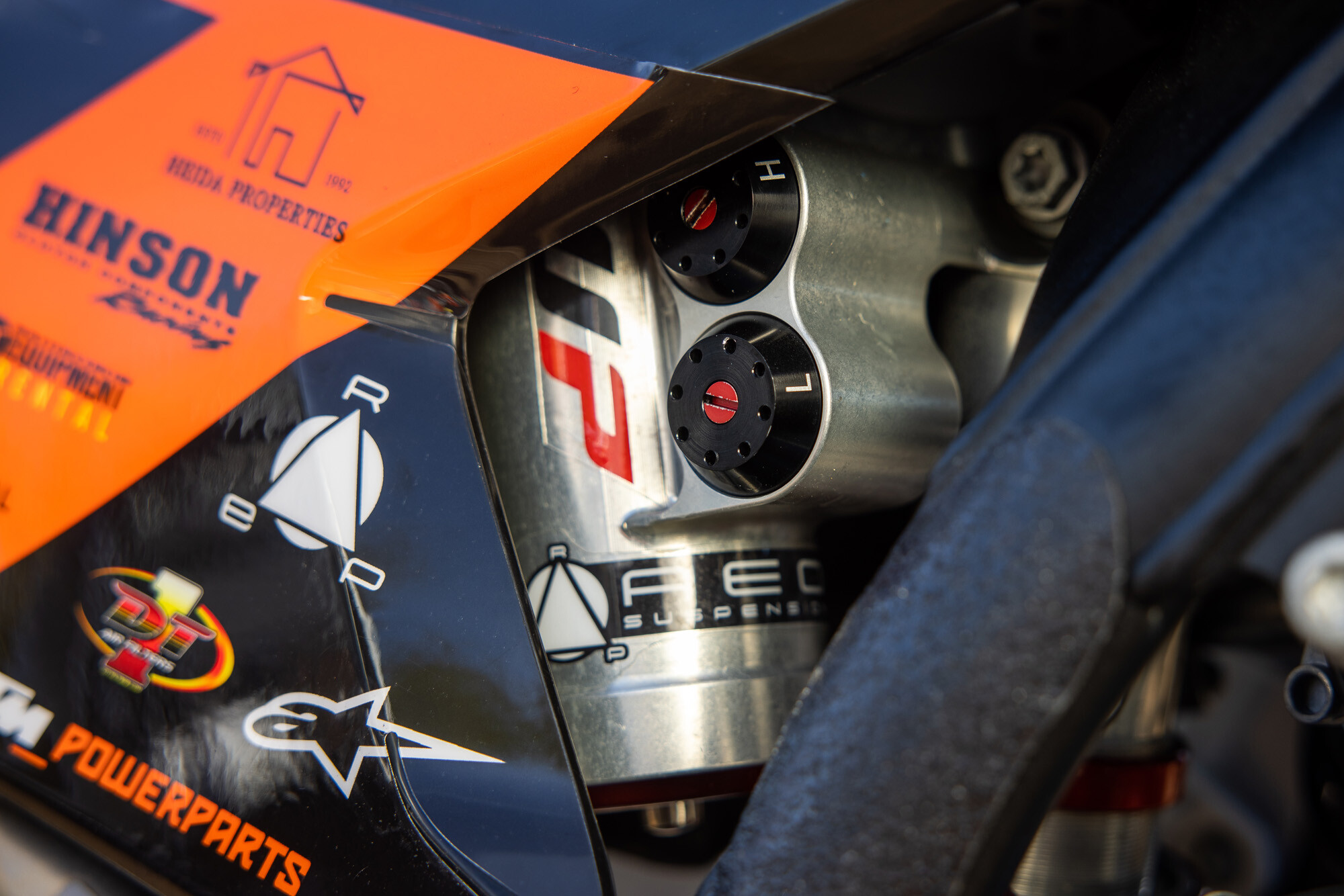 #42 Joshua Varize’s 2023 KTM 250 SX-F race bike.