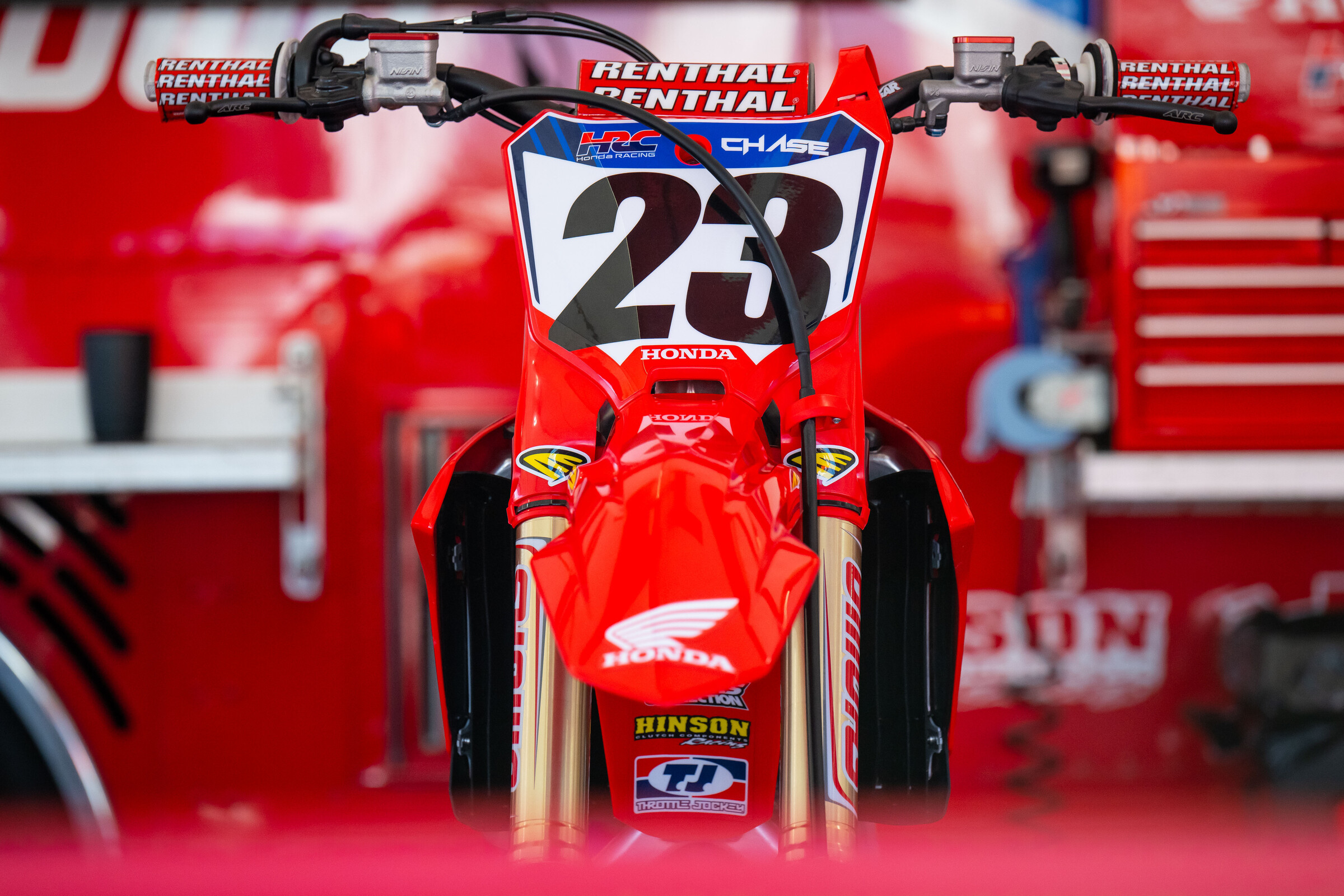 Chase Sexton's Honda HRC CRF450.