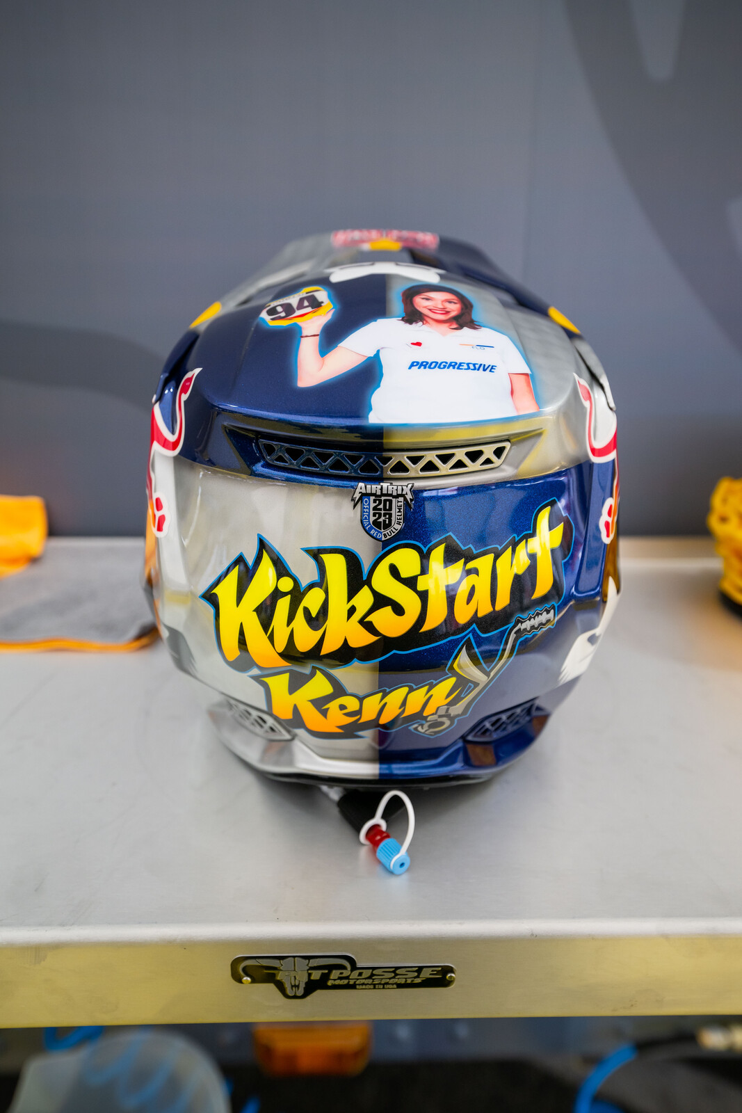 Ken Roczen's A1 helmet art.