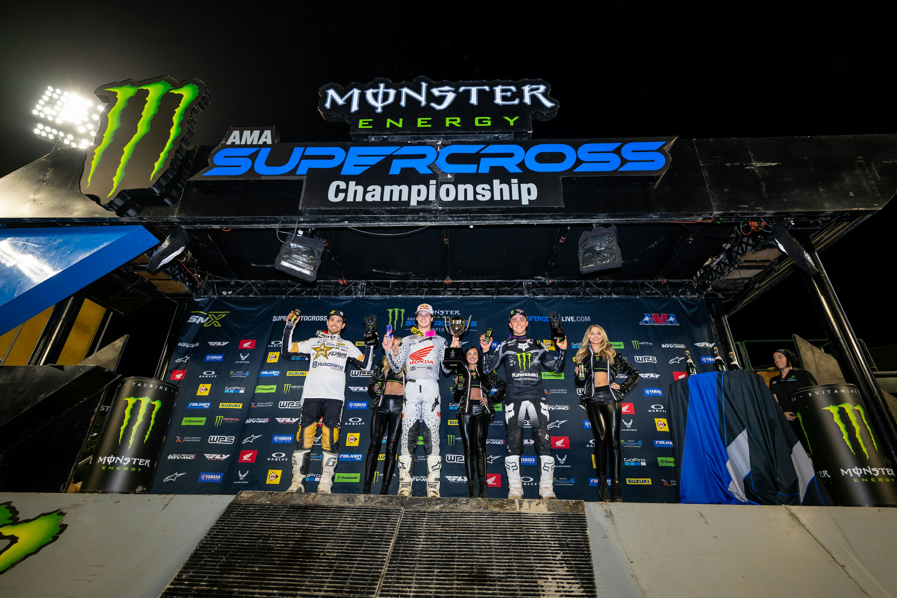 2025 Anaheim 1 Supercross 250SX Podium Finishers Talk to Media Racer X