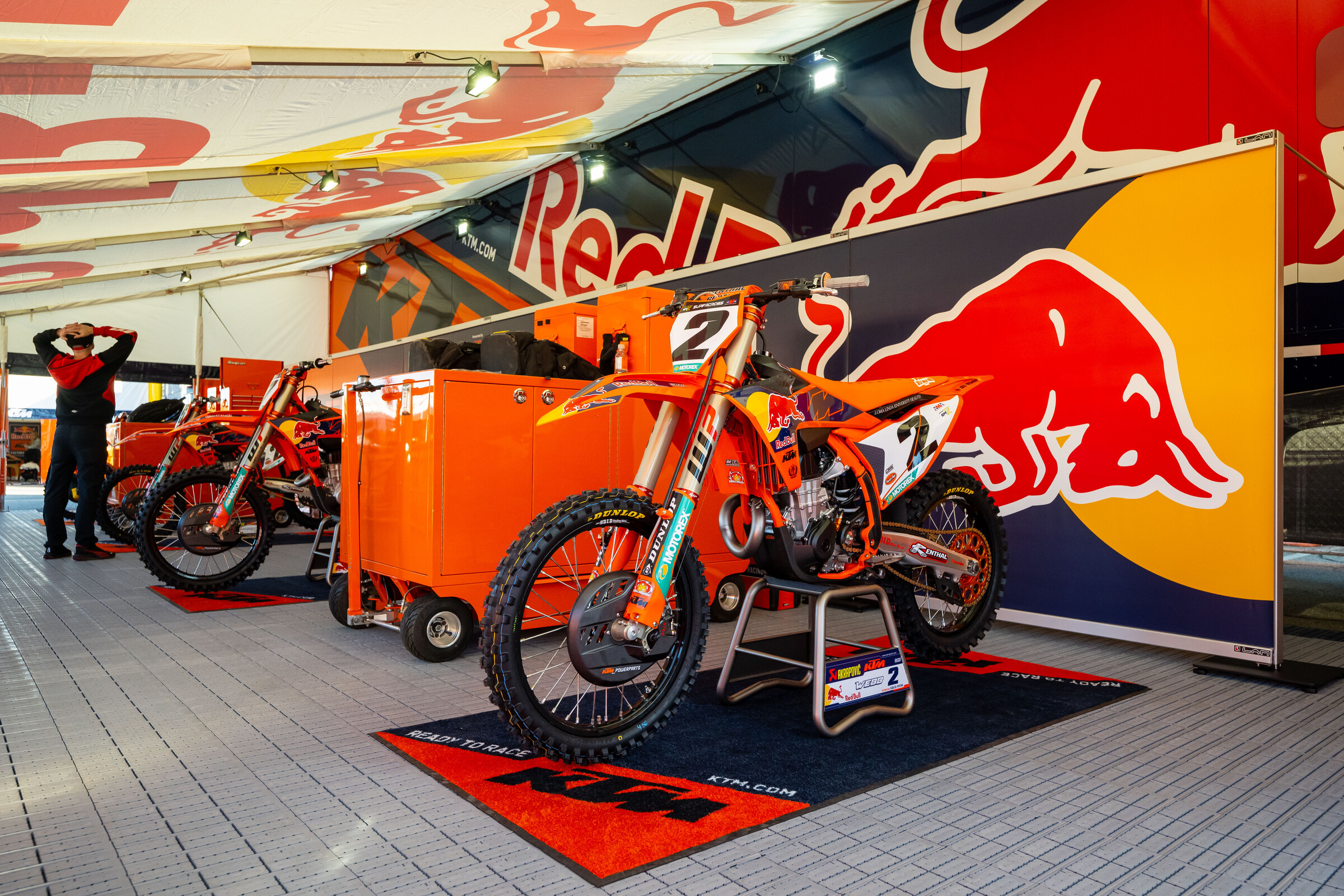 Cooper Webb's KTM 450 SX-F.