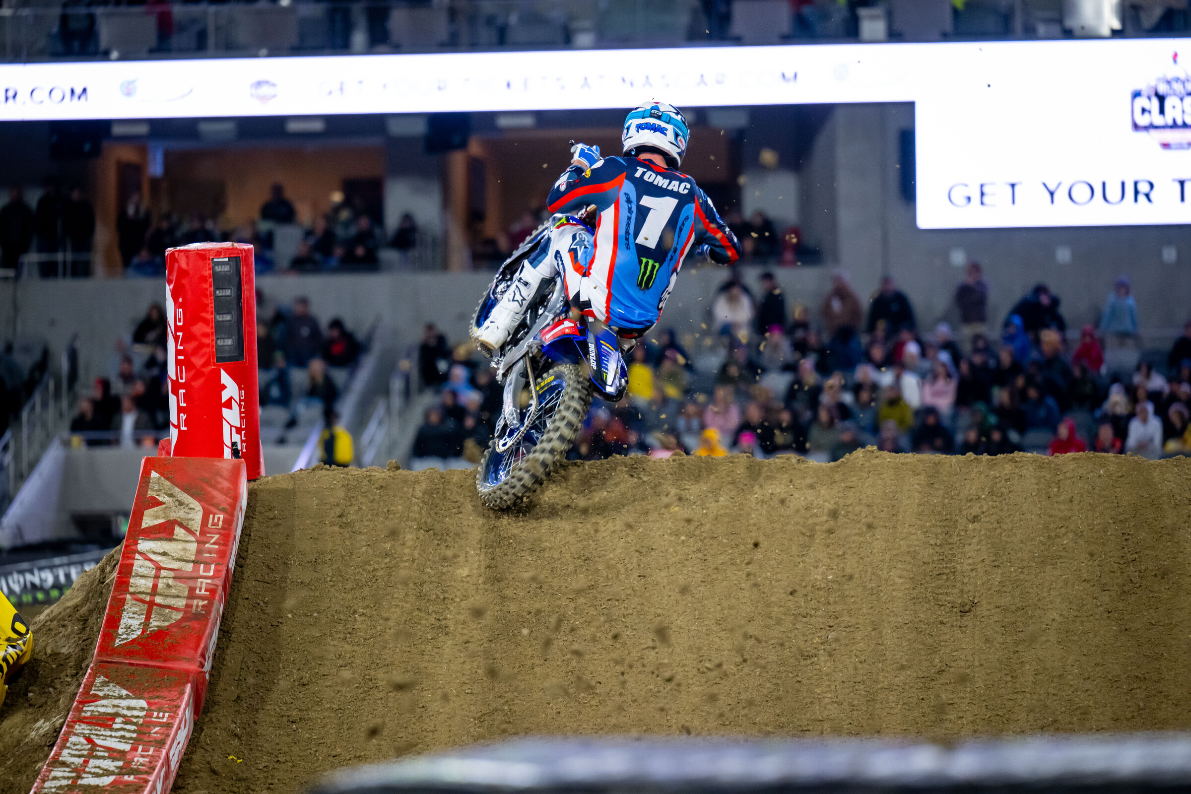 Tomac is off to by far the best start of his career in 450SX.