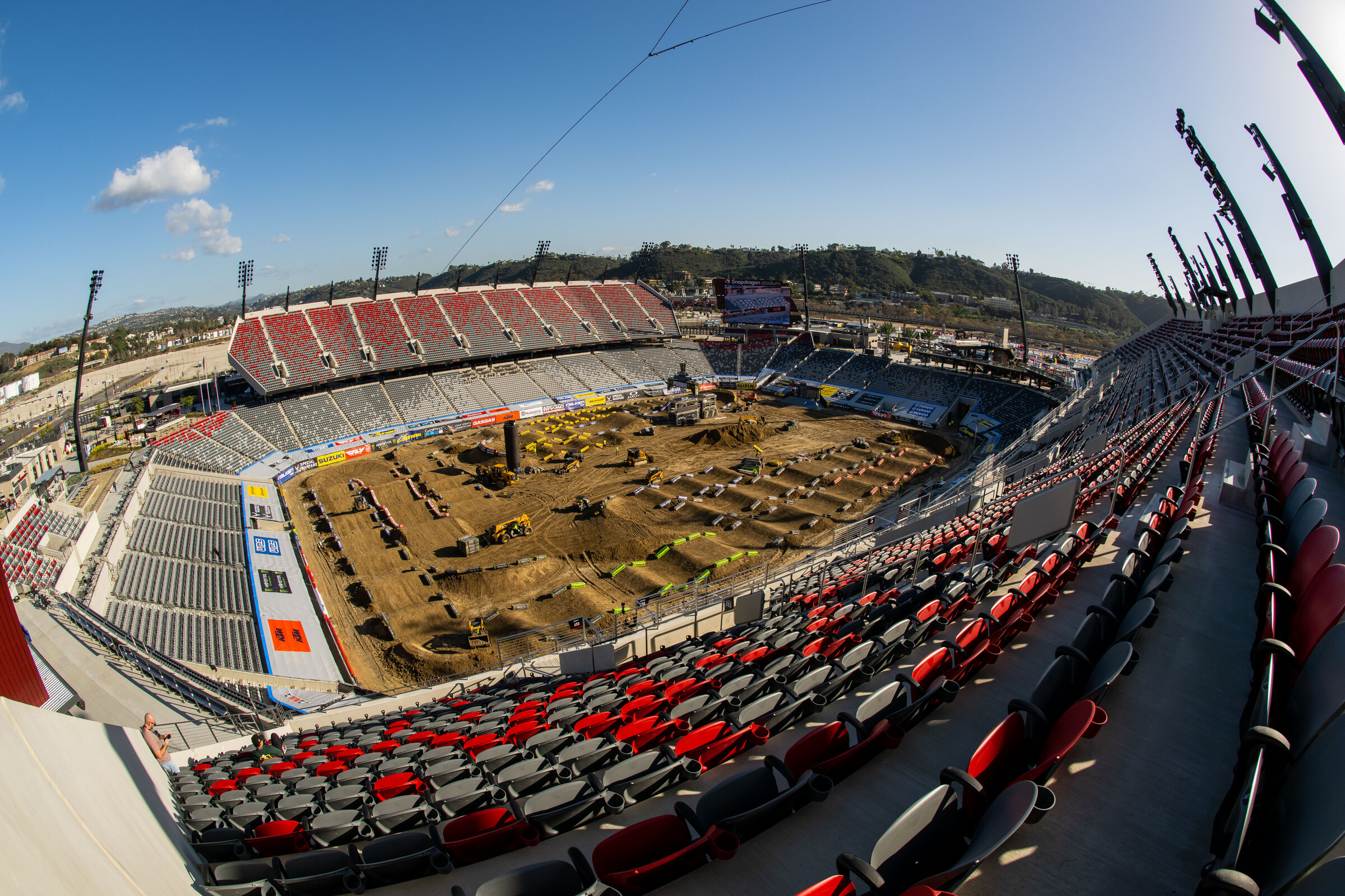 Snapdragon Stadium in San Diego, California.