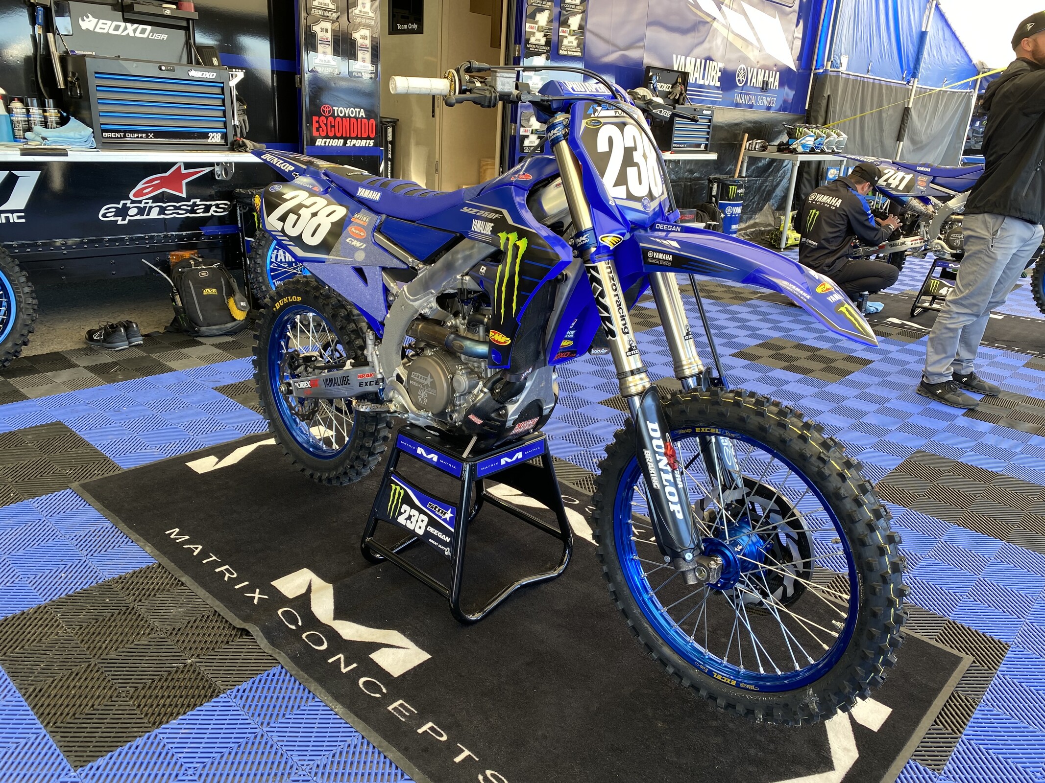 Haiden Deegan's Yamaha YZ250F.