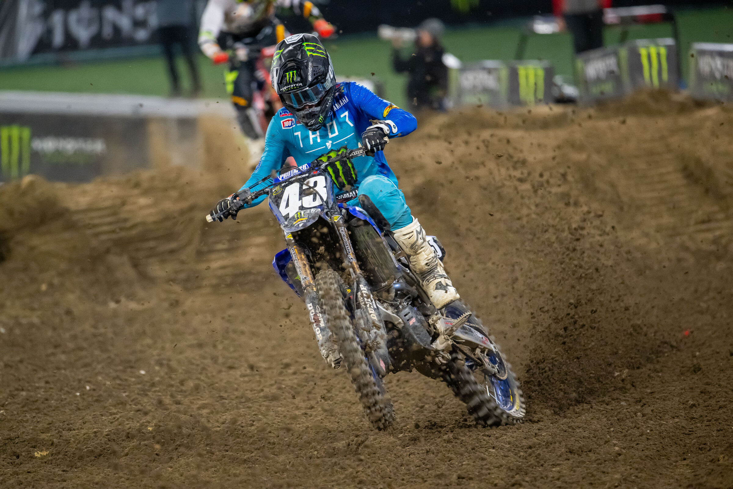 Levi Kitchen got his first supercross win at A2. 