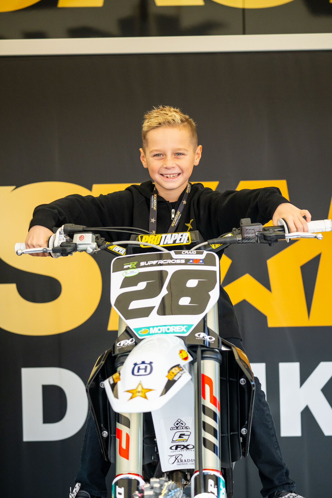 Underneath that great big smile is Jagger Craig.