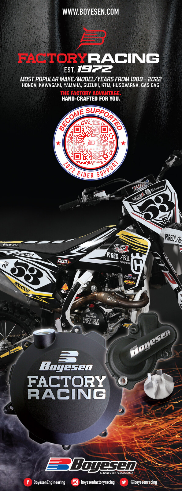 Advertisement: Boyesen