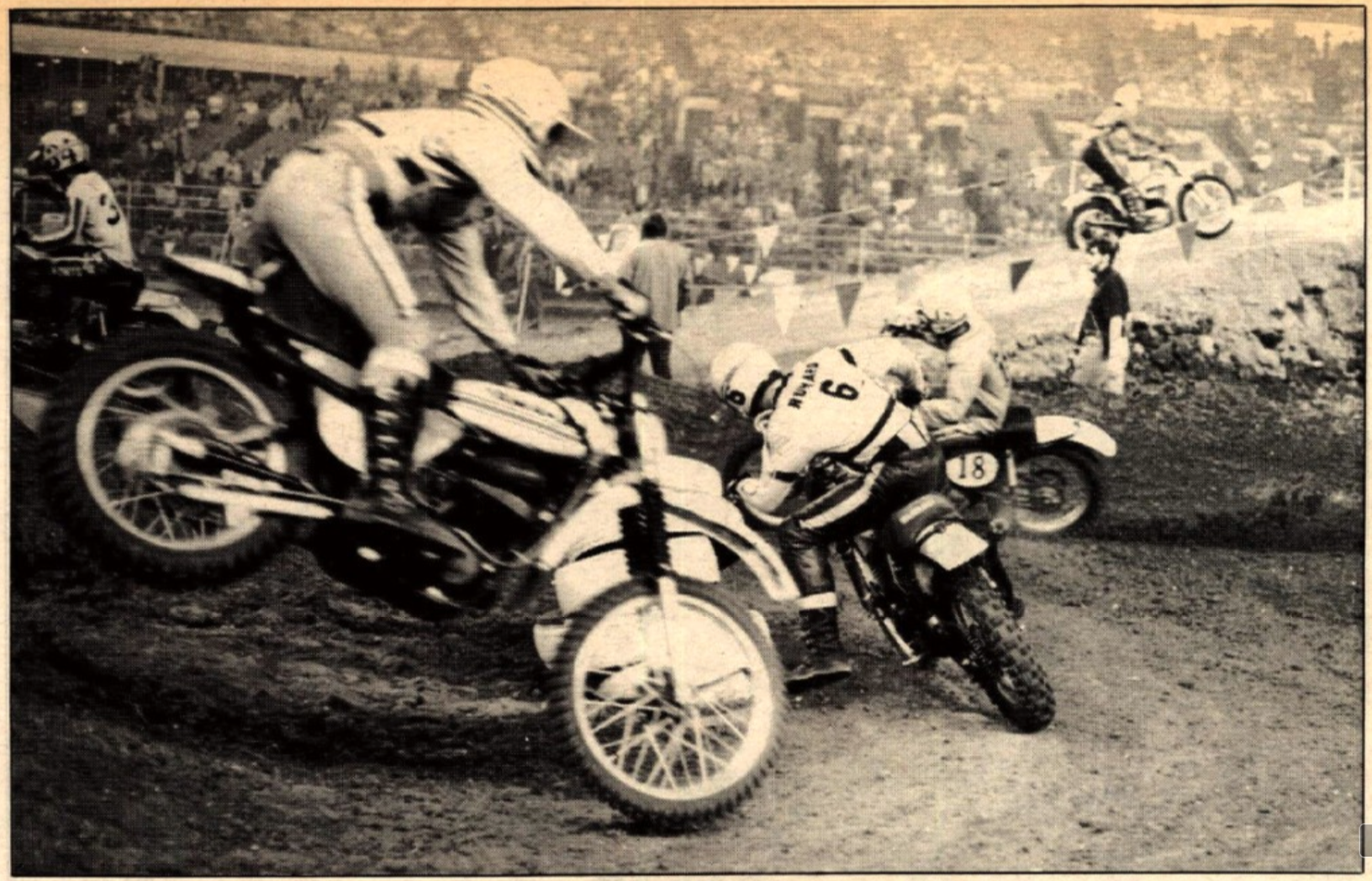 1974 Houston SX action