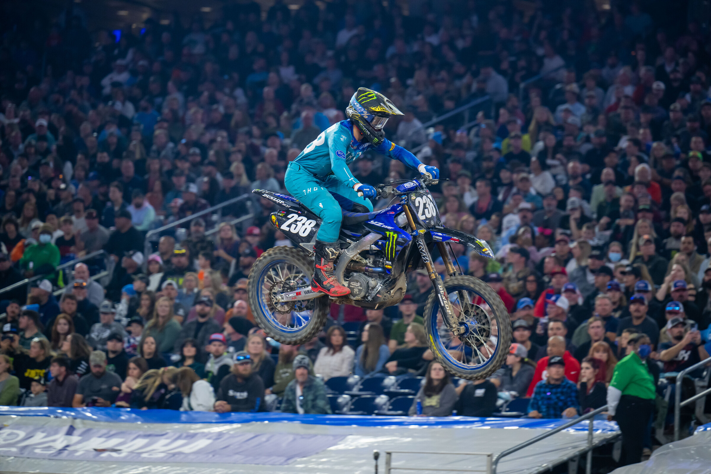 Haiden Deegan finished fourth on debut.