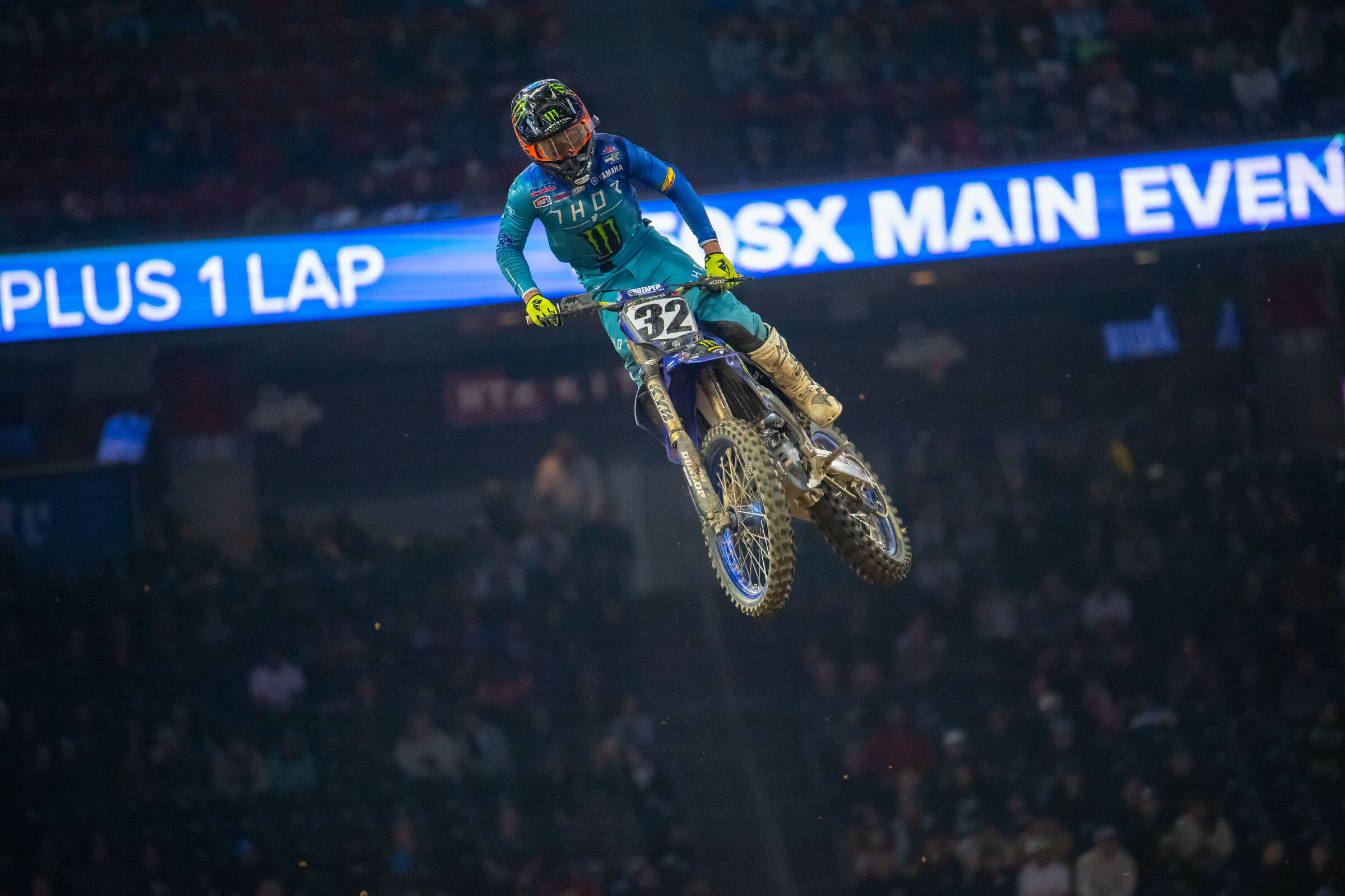 Justin Cooper had a good 450SX class debut in Houston. 