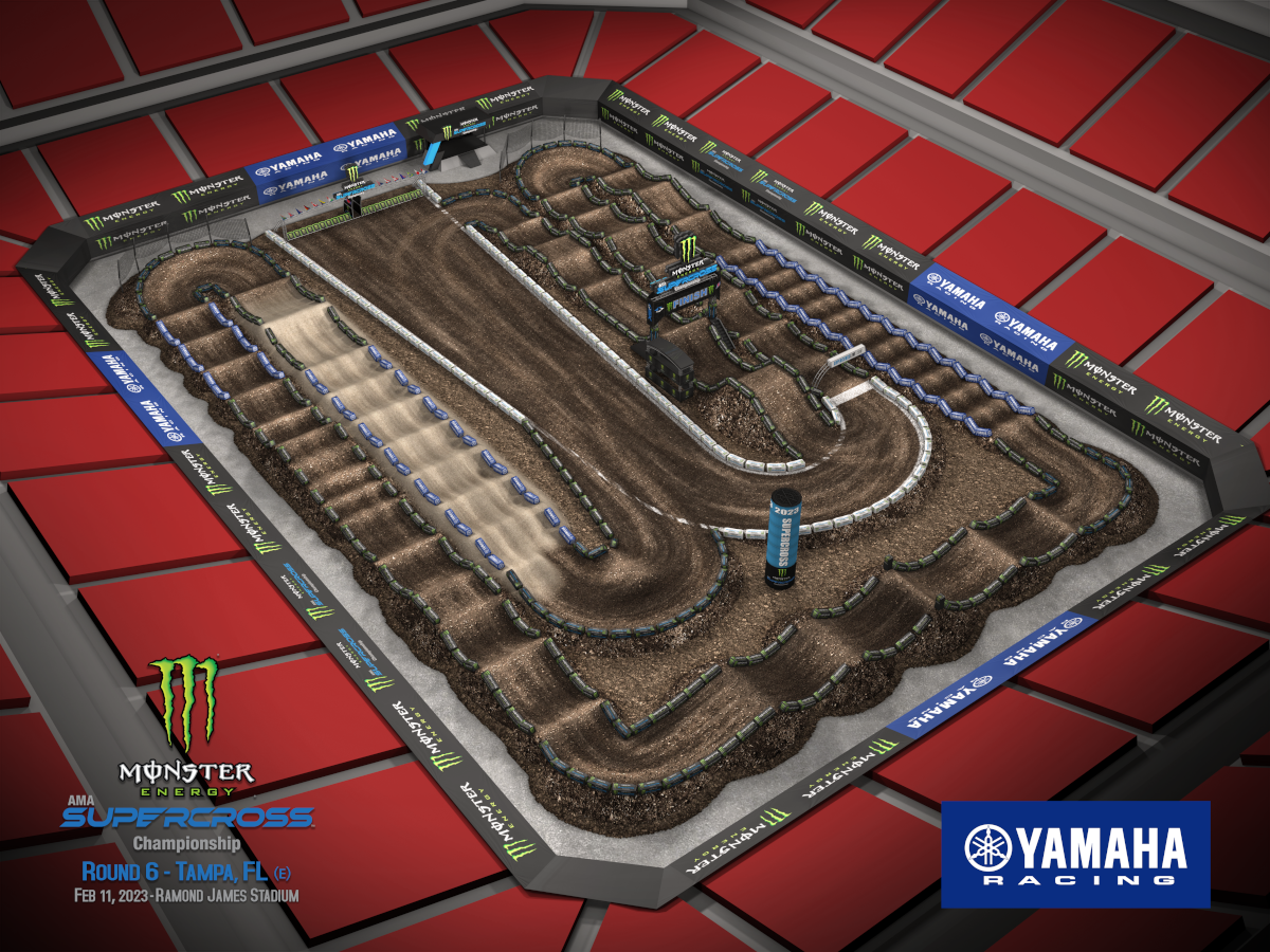 Watch: Tampa Supercross Animated Track Map