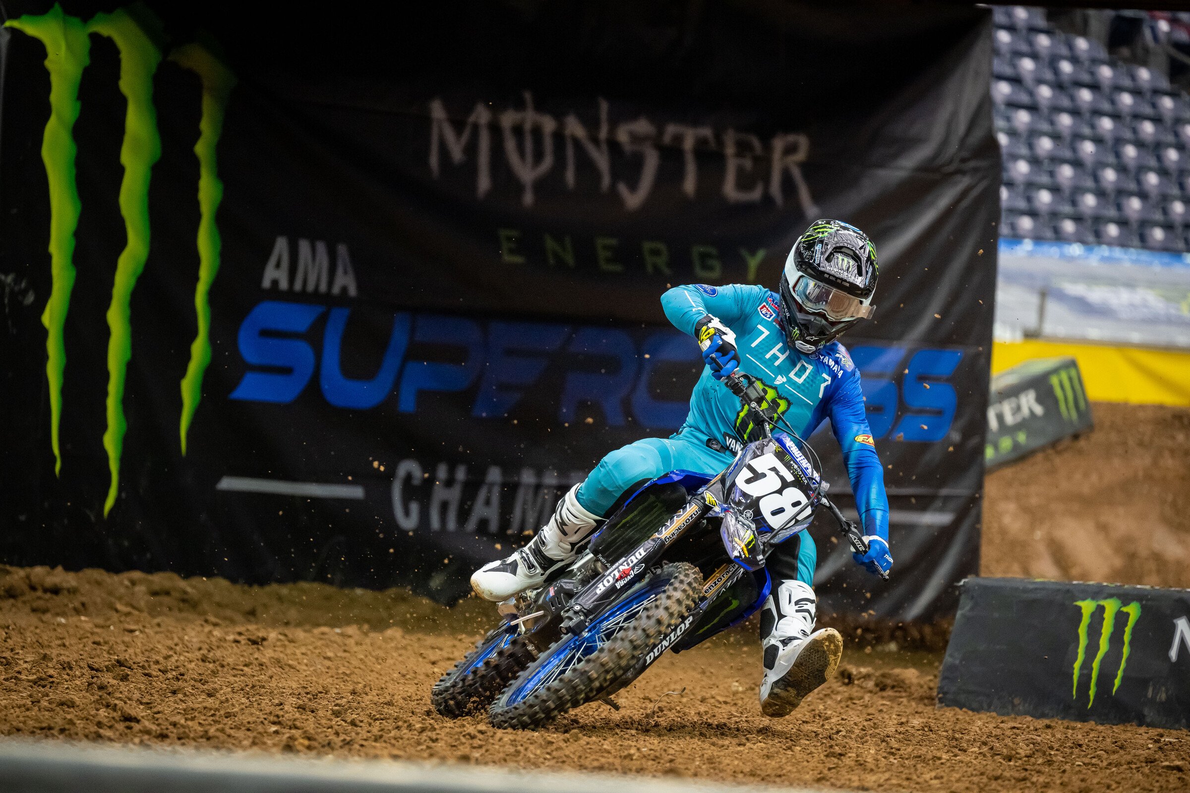 Jordon Smith sits P3 in the 250SX East championship after the opening round.