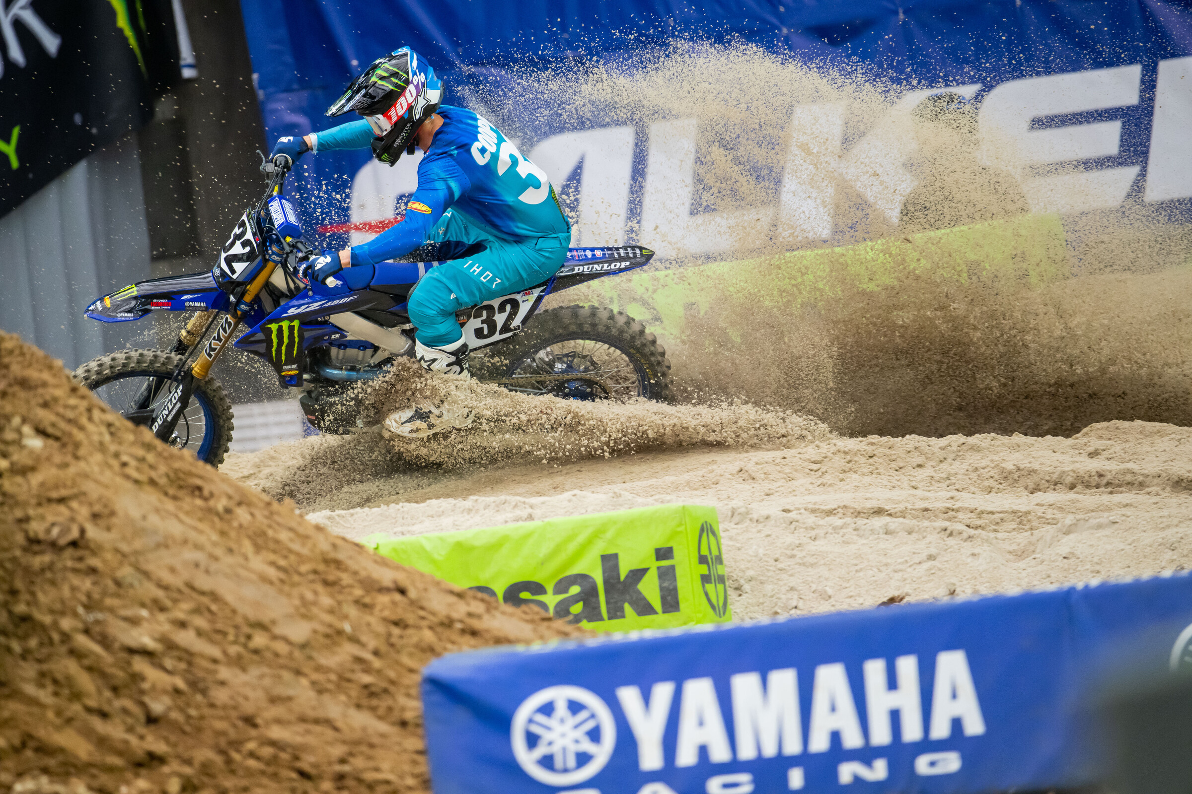 Justin Cooper impressed in his 450SX debut with a seventh place finish at Houston.