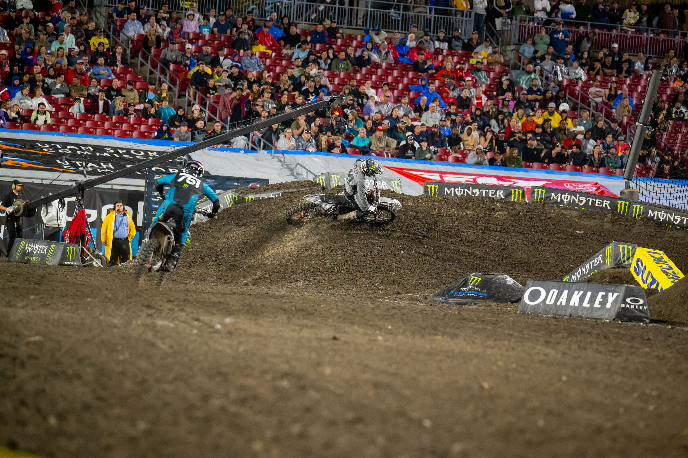 Justin and Josh Hill at the Tampa Supercross.
